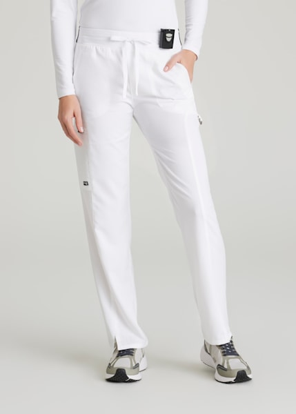 Women's Relaxed Scrub Pants - White – Rhino Scrubs Official