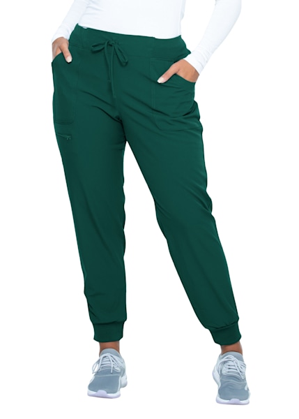 The Hatton - Hunter Green Jogger Scrub Pants for Women