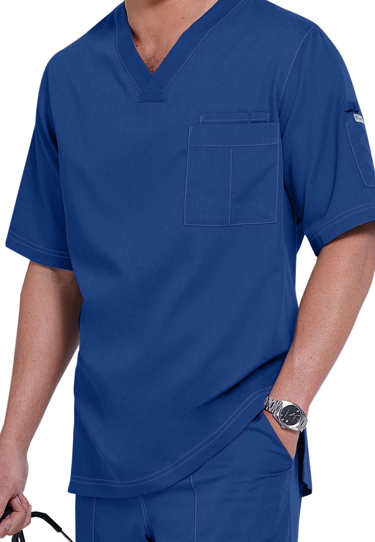 Grey's Anatomy Men's V-Neck Scrub Tops 