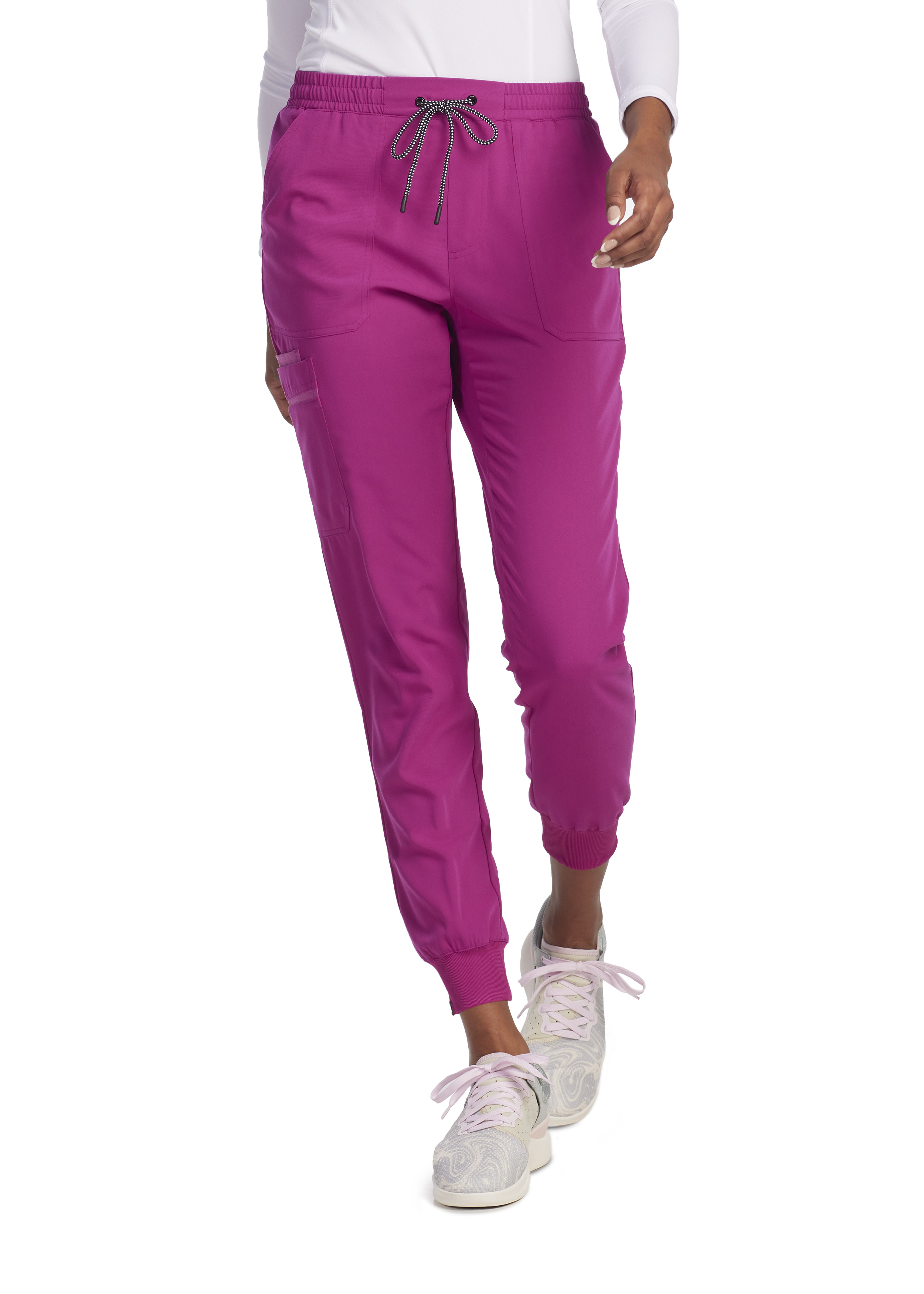 Bloom 7-Pocket Elastic Waistband Cargo Jogger | Scrubs & Beyond