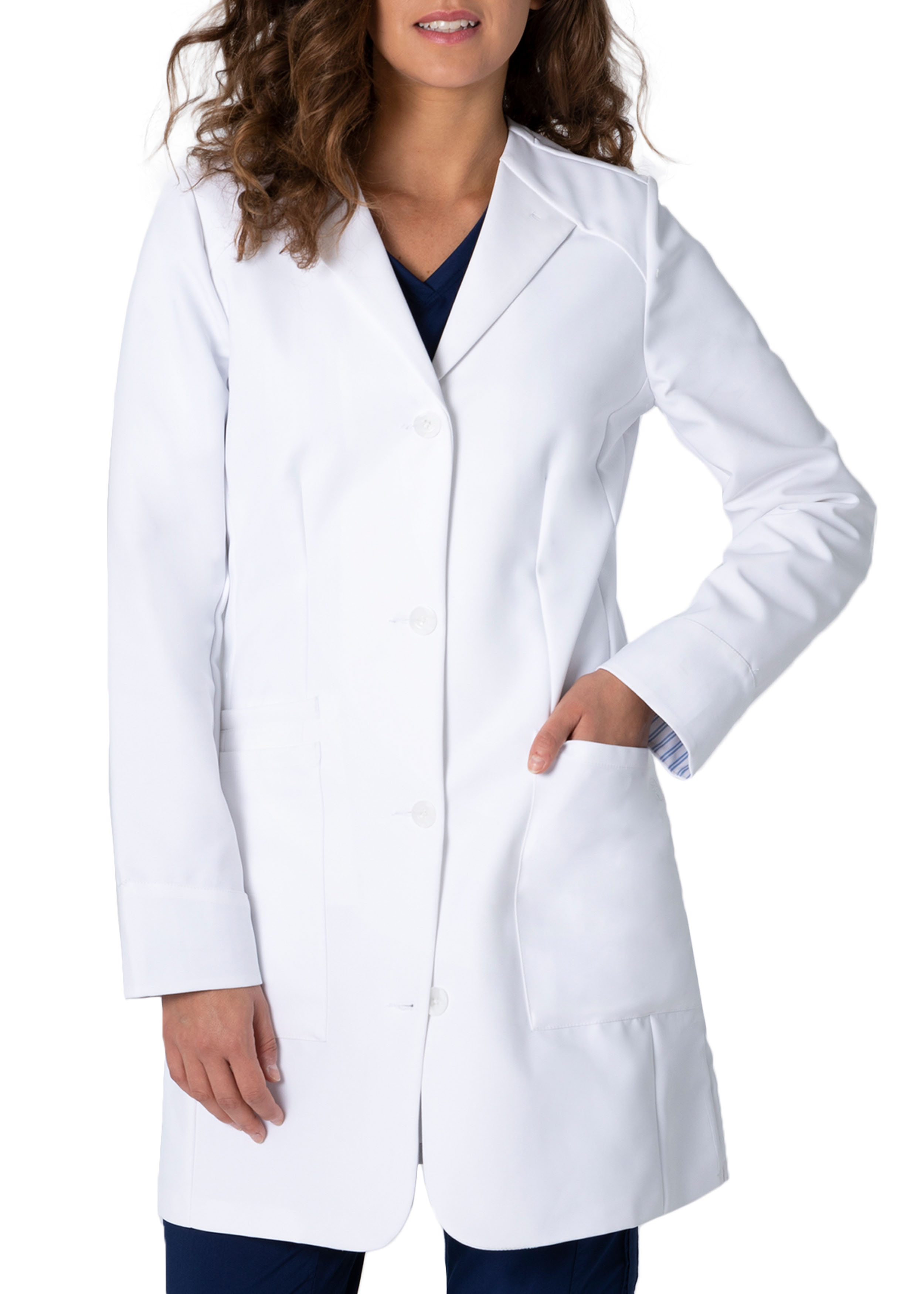 The Professional Farrah 35 Inch 4 Pocket Lab Coat