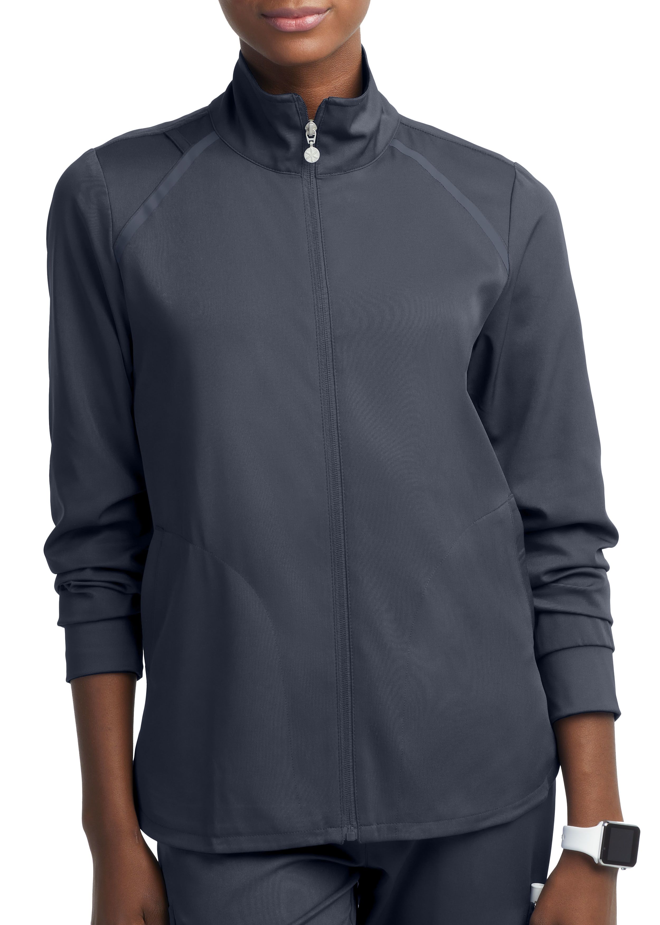 Beyond Scrubs Harmony Collection Melody Zip Front Scrub Jacket Scrubs