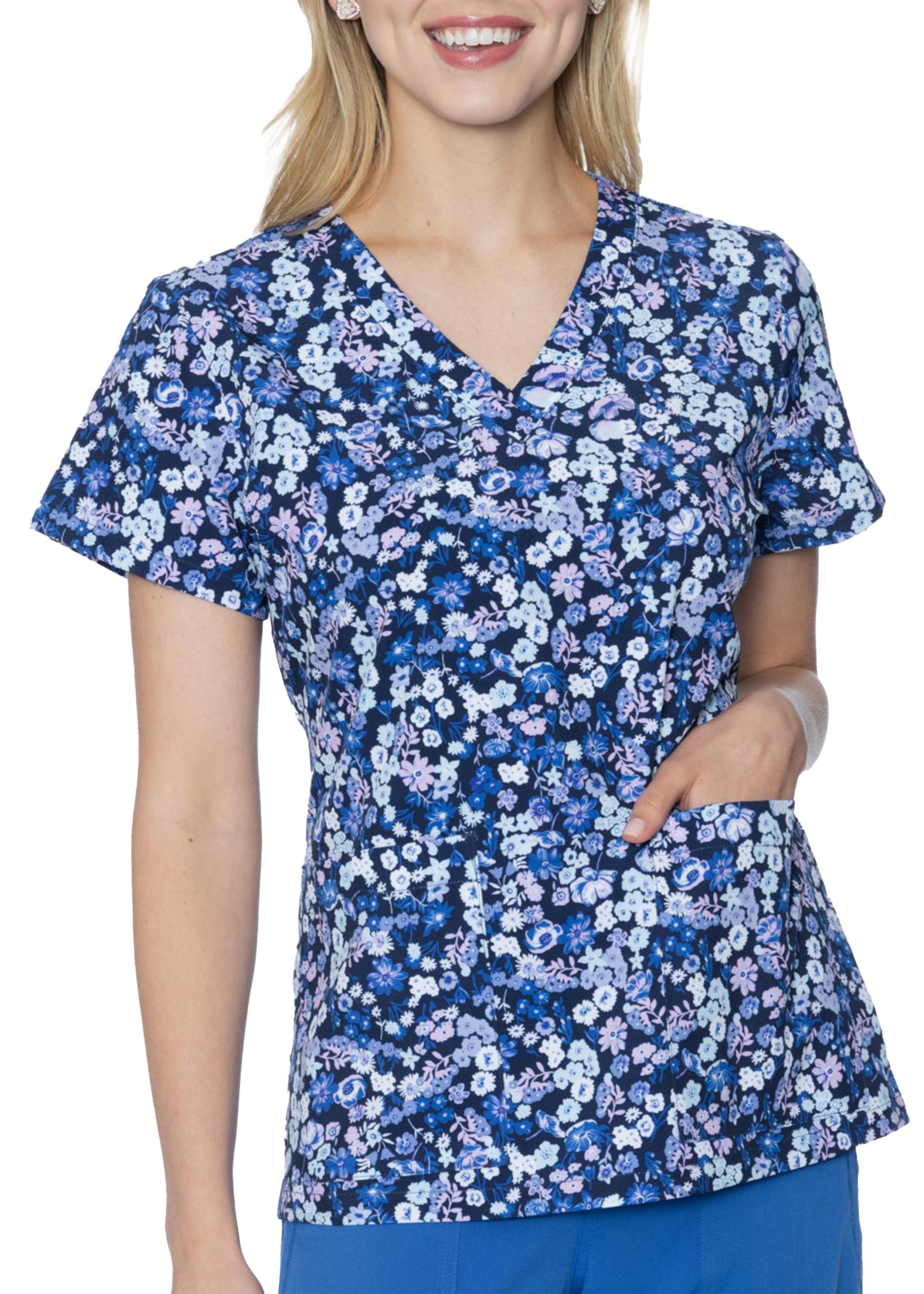 scrubs floral