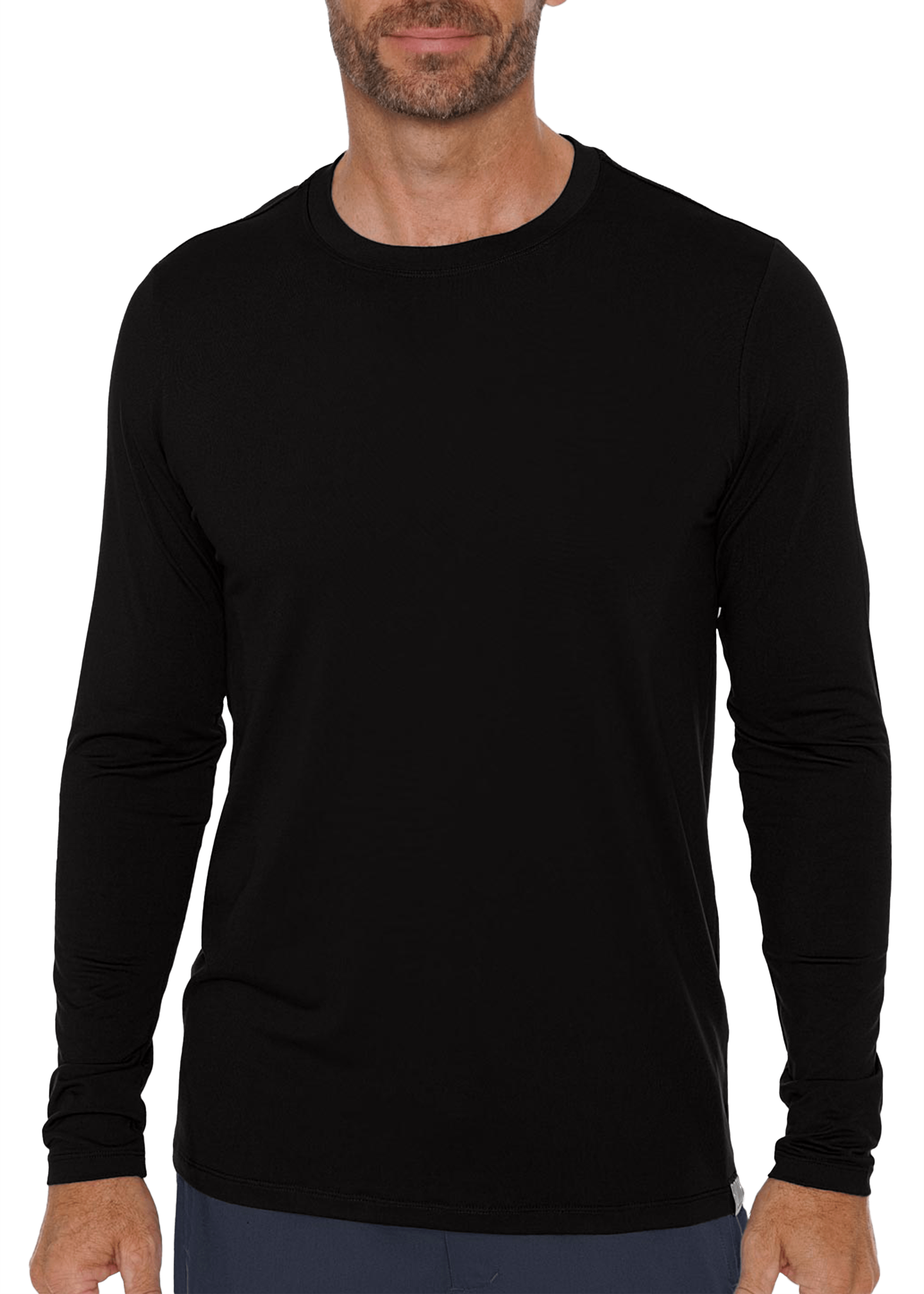 Maddox Crew-Neck Long Sleeve Tee | Scrubs & Beyond