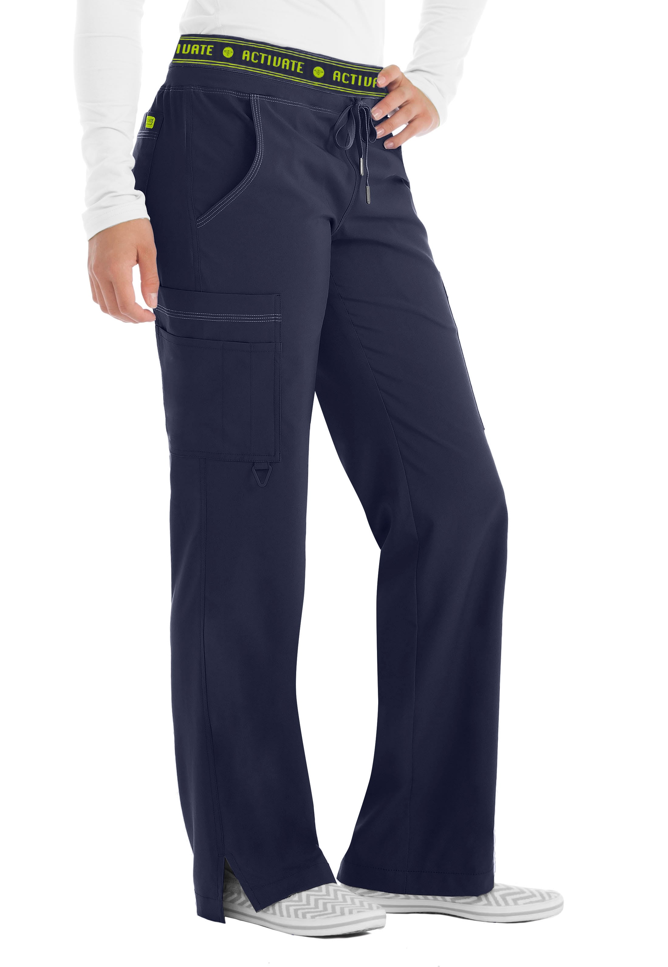 Med Couture Activate Flow Logo Waist Scrub Pants | Scrubs & Beyond