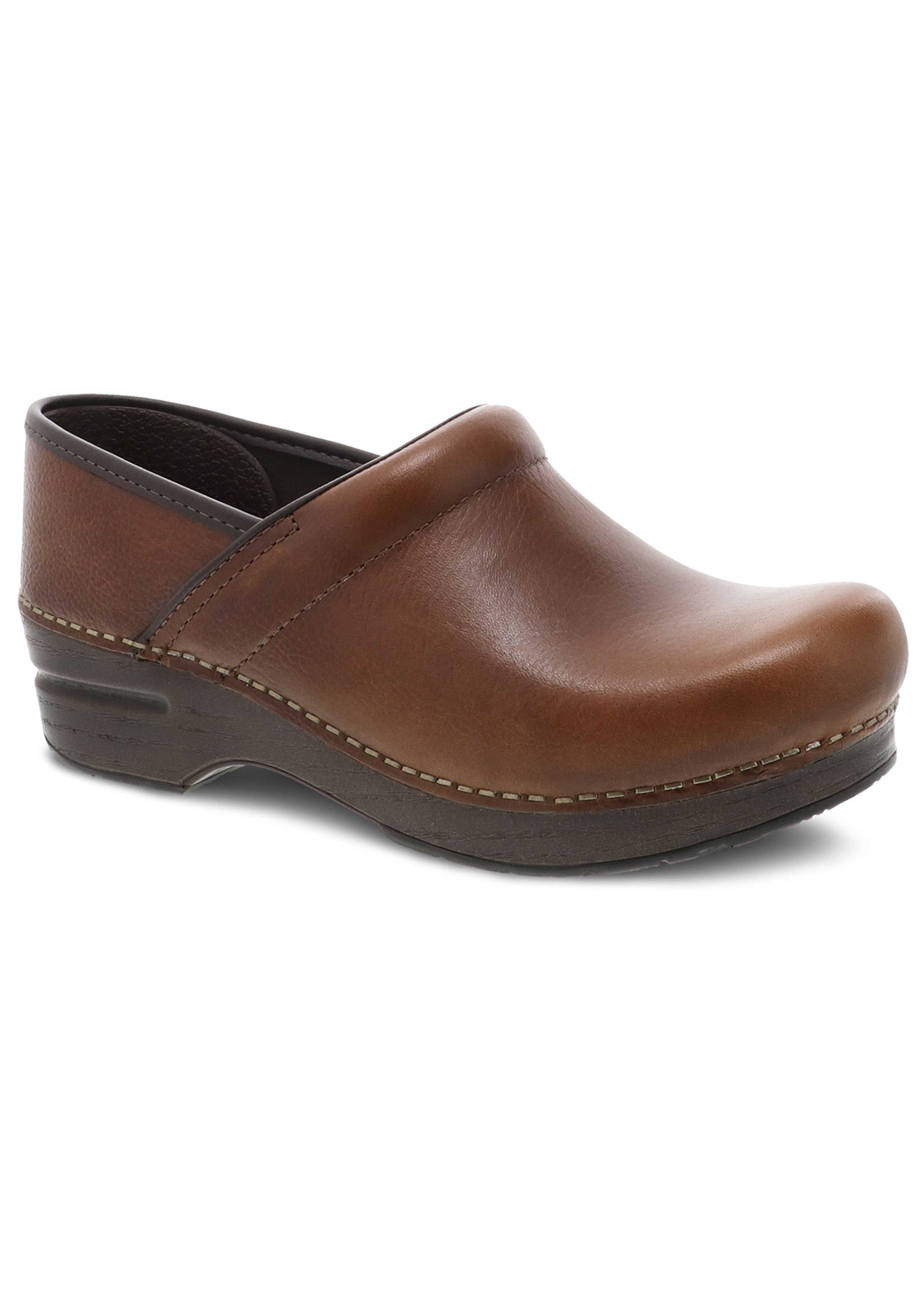 tan nursing clogs