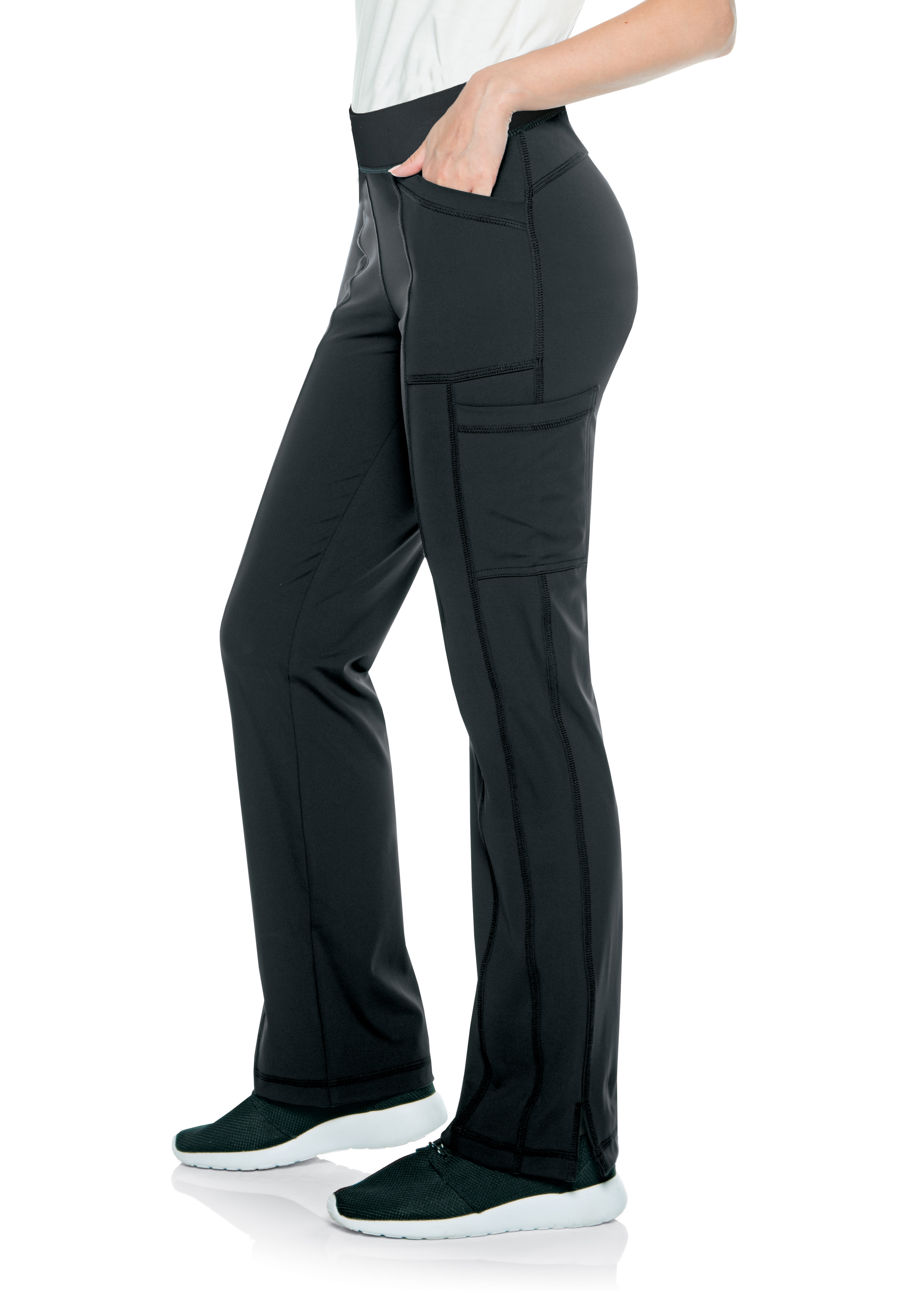 Womens Comfort Fit Slim Leg Scrub Pants  Marks