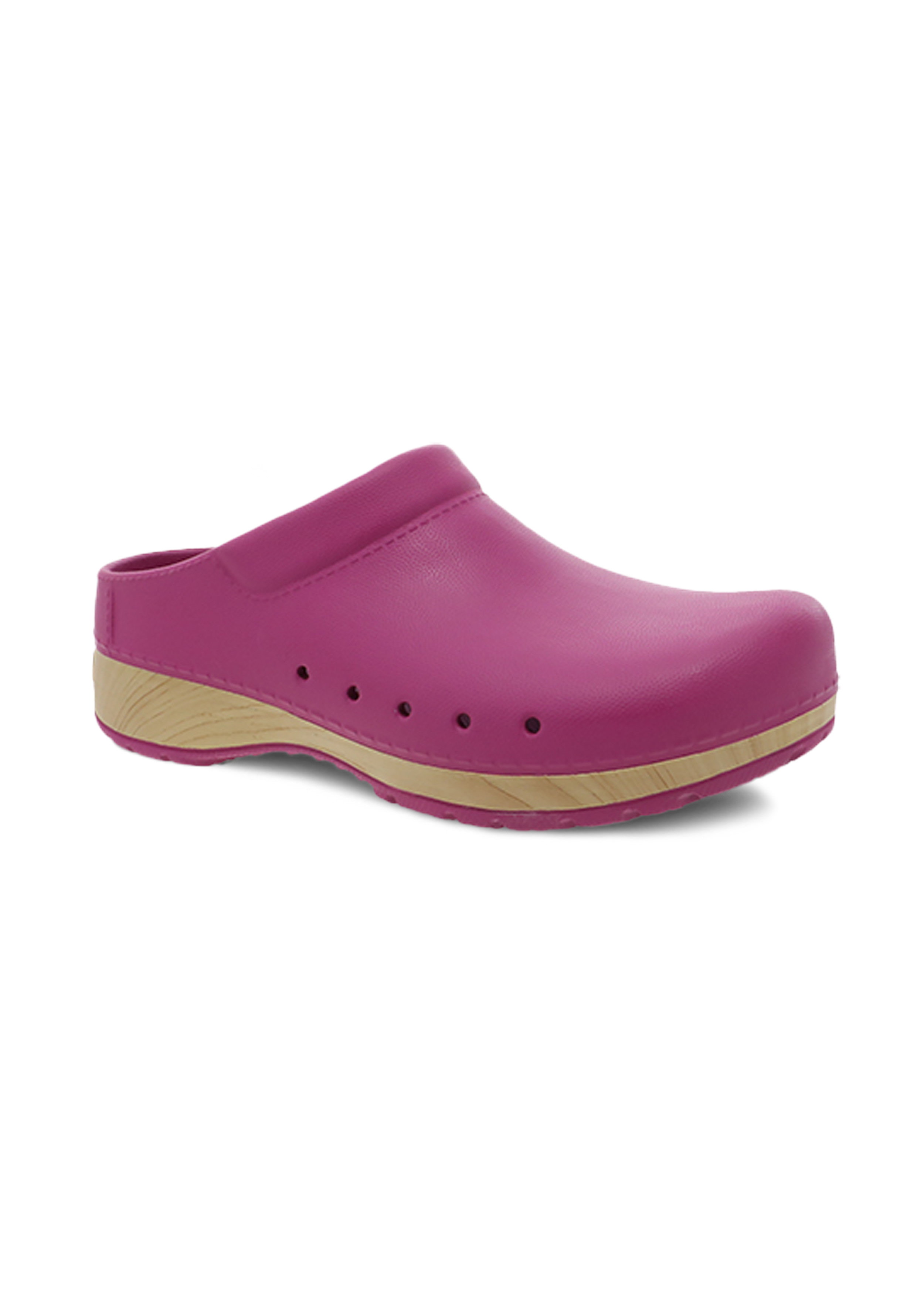 Dansko Kane Fuchsia Molded Natural Arch Support Nursing Clog Scrubs