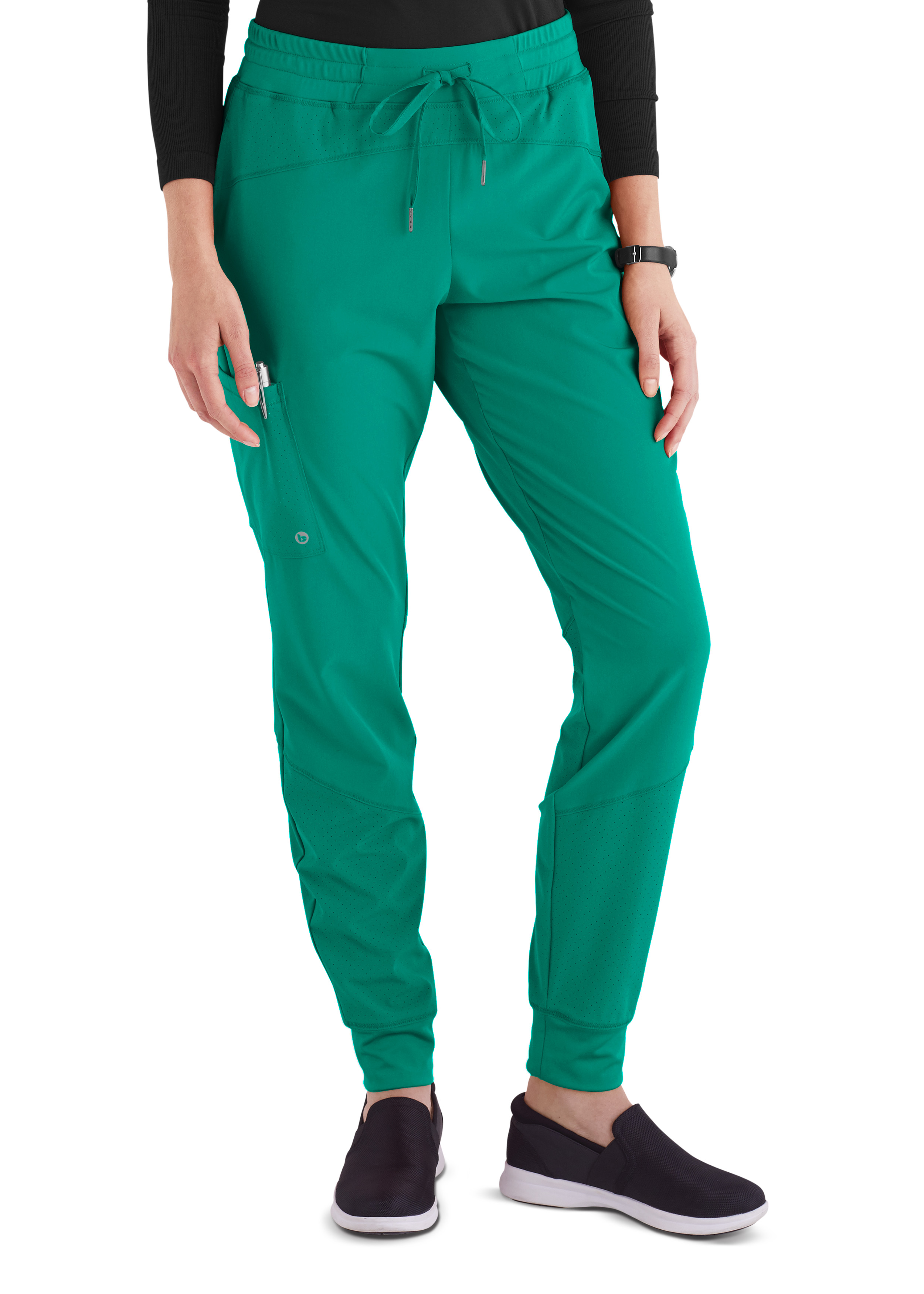 Barco One 3-Pocket Low Rise Perforated Jogger Scrub Pants | Scrubs & Beyond