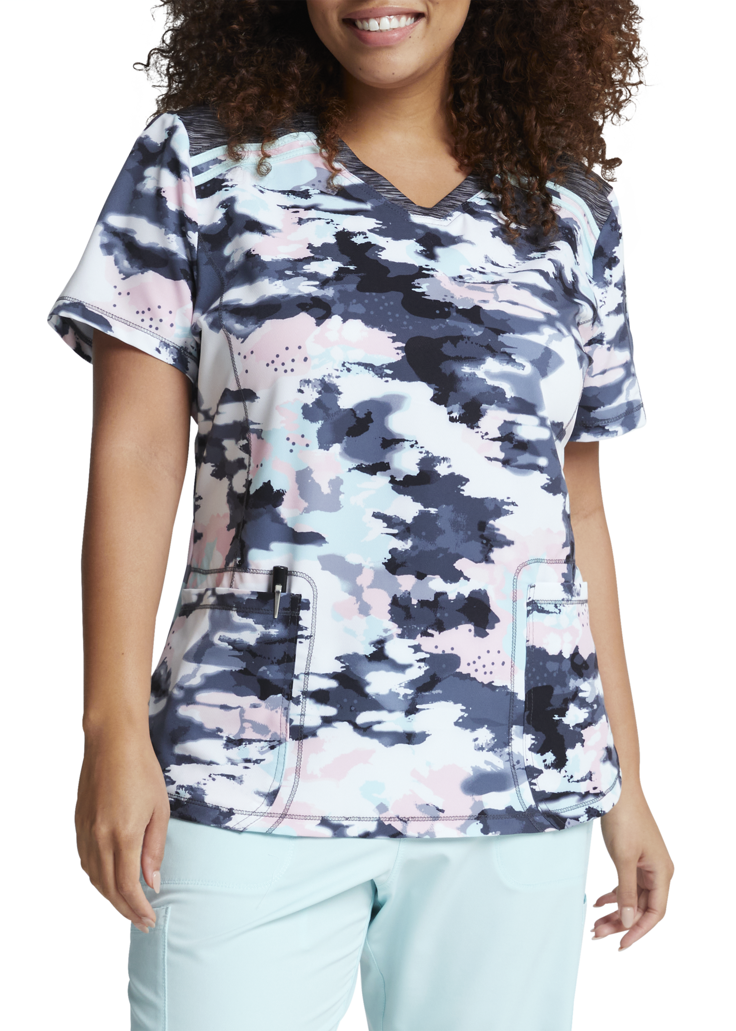 Camo Scrub Top with Real tree fabric for Men and Women