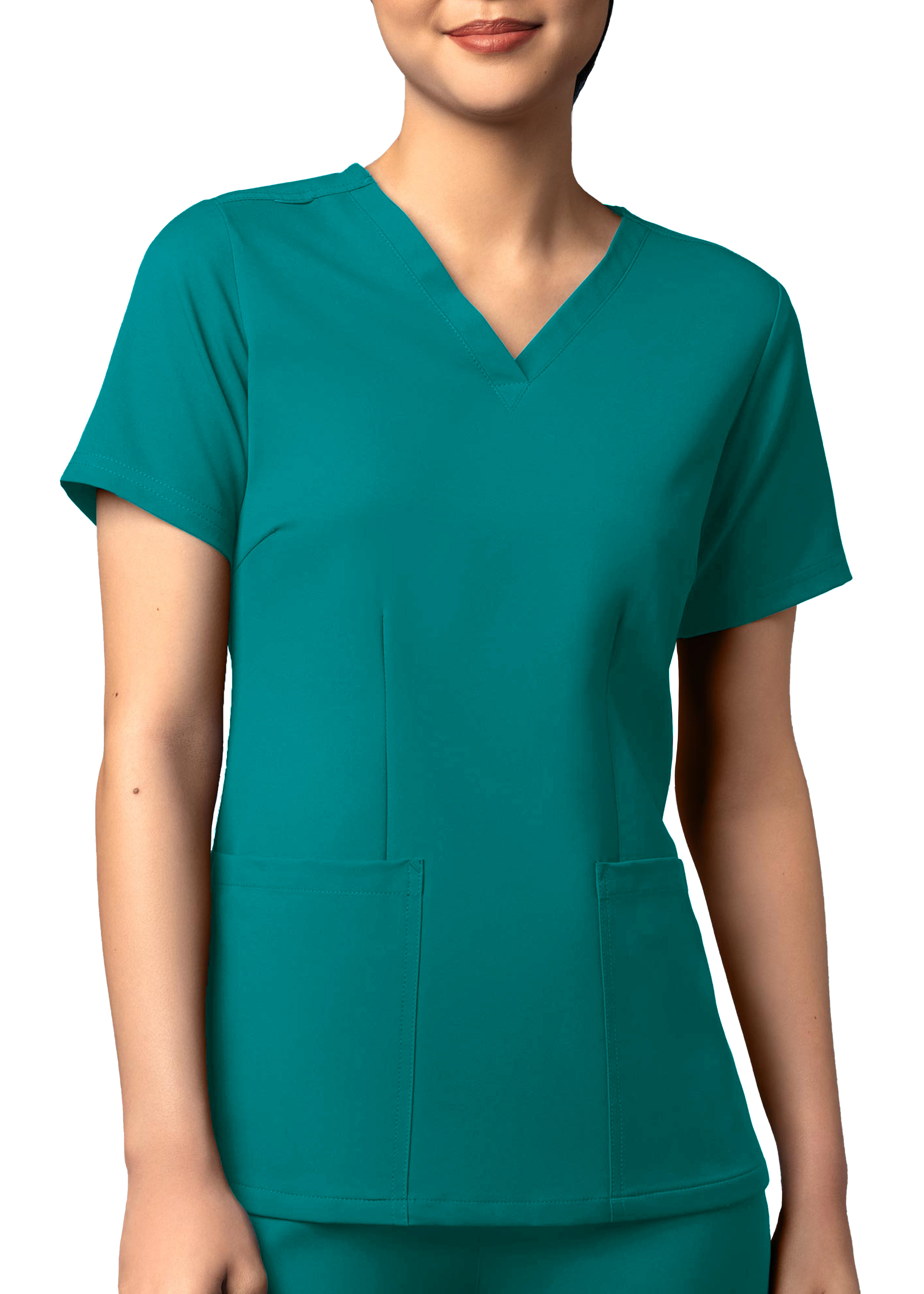 Wink Thrive fitted 3 pocket V Neck Scrub Top Style 6122