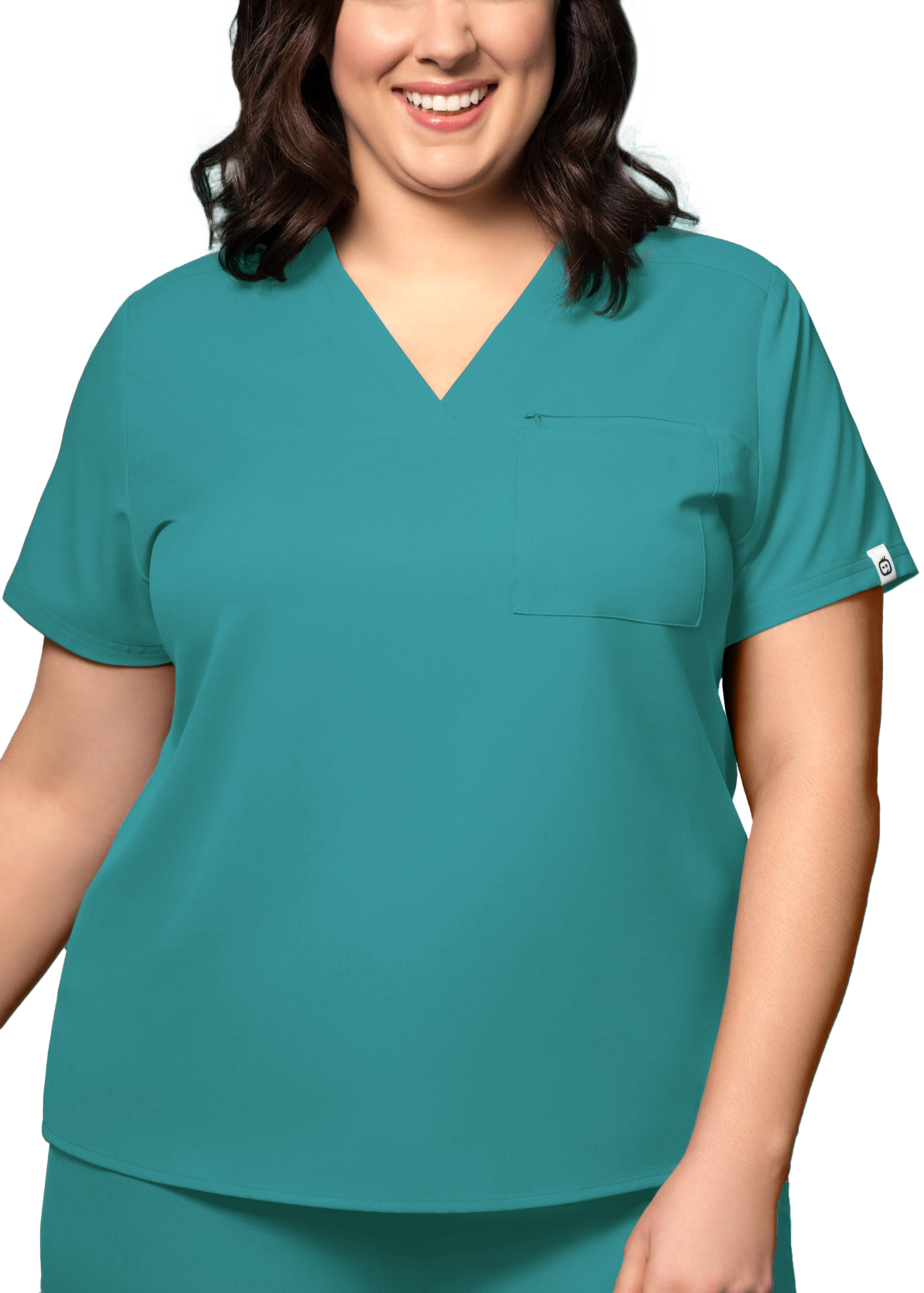 Wink Thrive fitted 3 pocket V Neck Scrub Top Style 6122