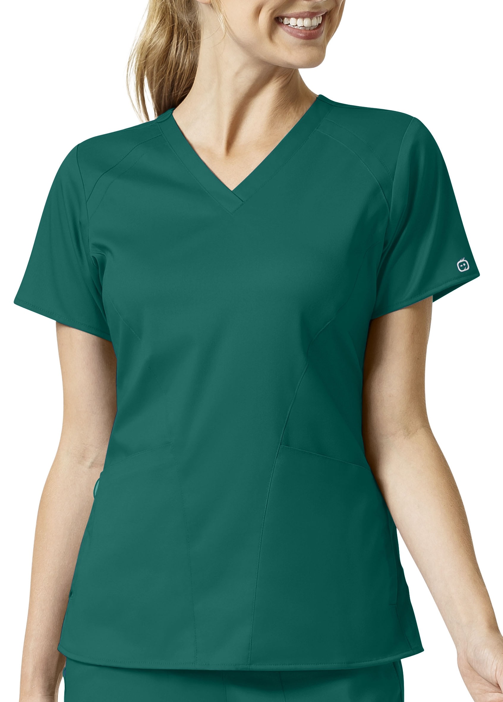 WonderWink Pro Drop Shoulder VNeck Scrub Top Scrubs & Beyond