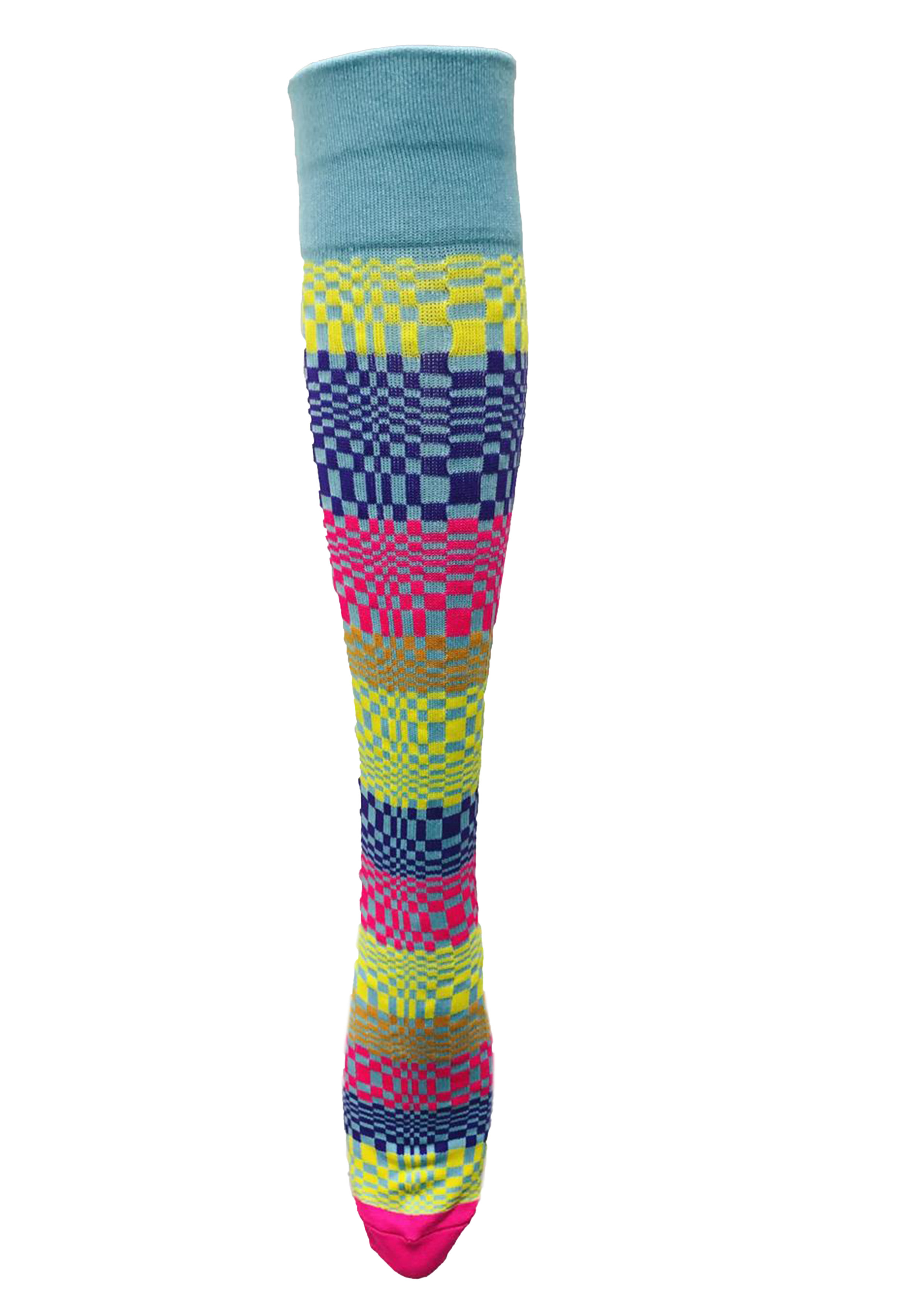 Skinergy Kaleidoscope Print Compression Sock Scrubs & Beyond Scrubs