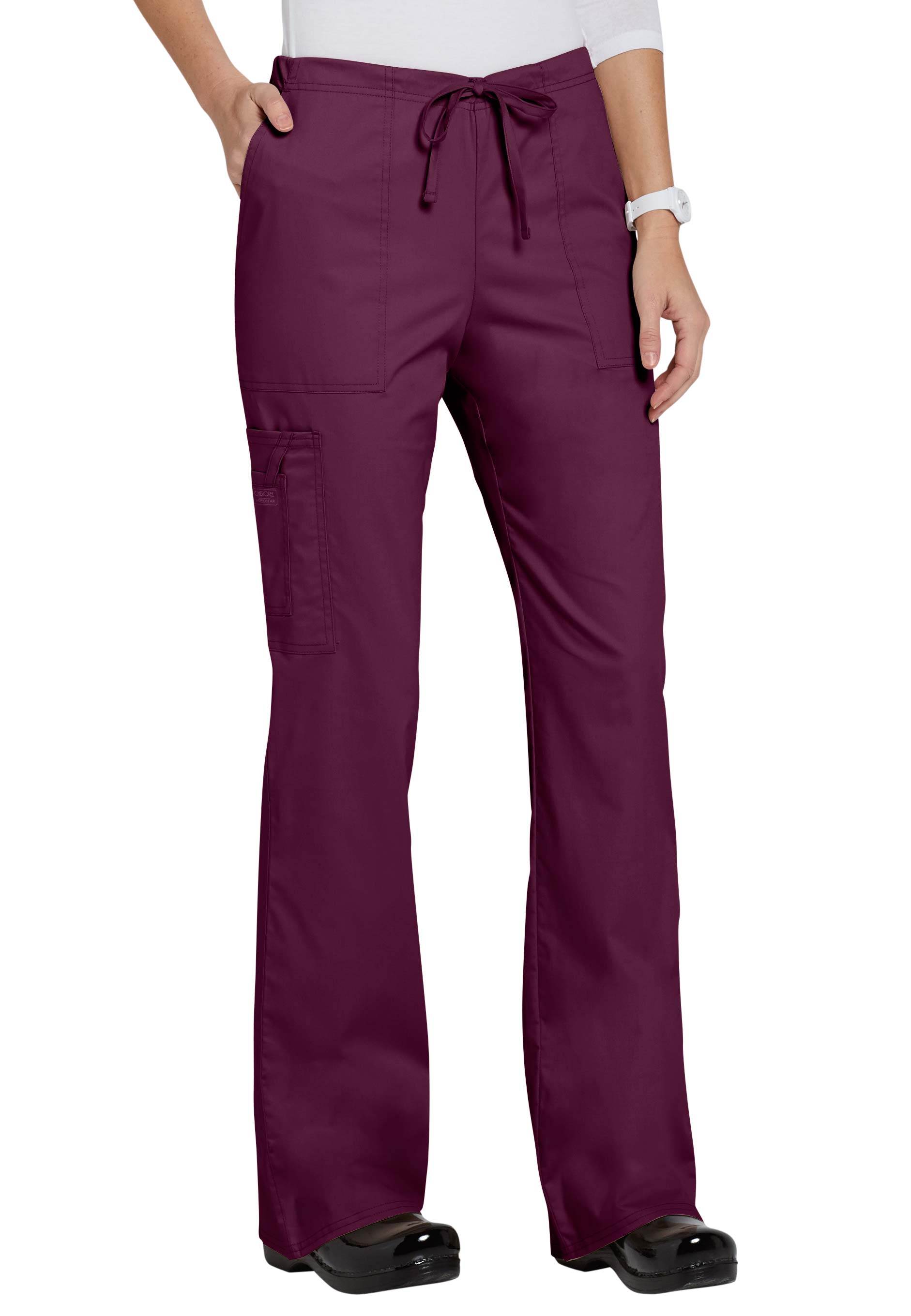 Cherokee Workwear Core Stretch Drawstring Cargo Scrub Pants