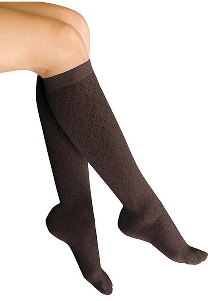 Therafirm Light Support Women's Diamond Pattern Trouser Socks