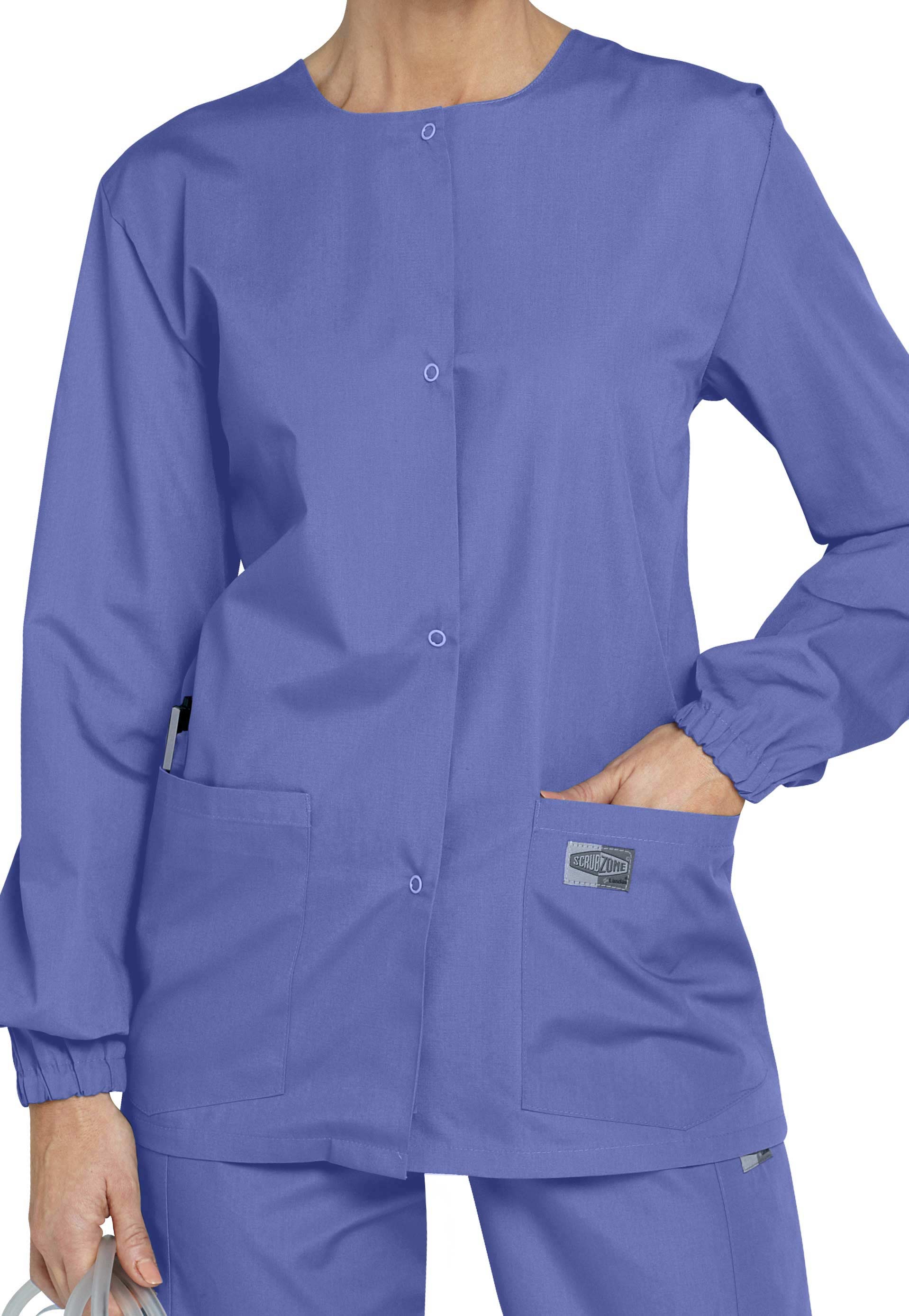 Scrubzone Round Neck Scrub Jackets