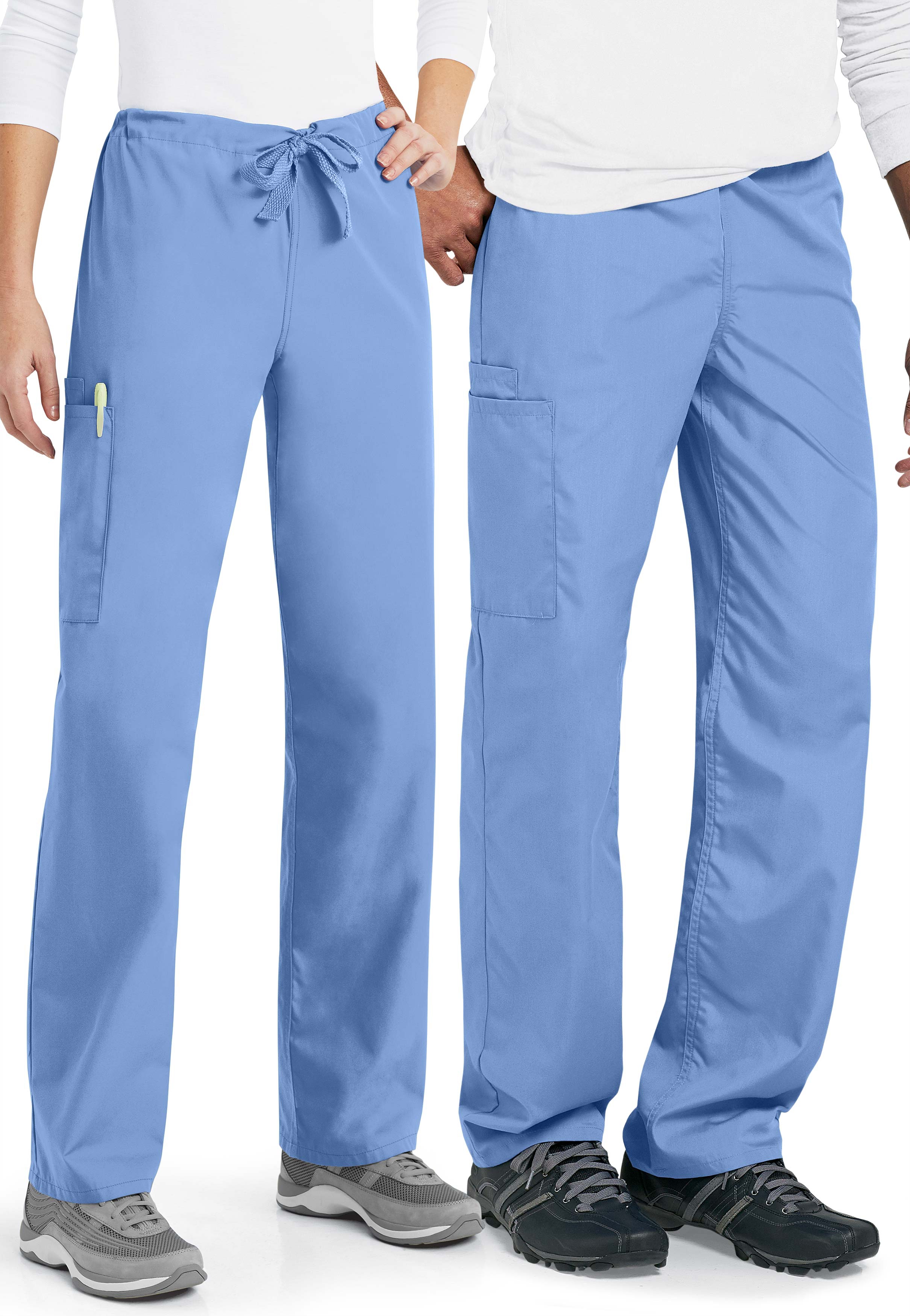 Cherokee Workwear Unisex Drawstring Cargo Scrub Pants