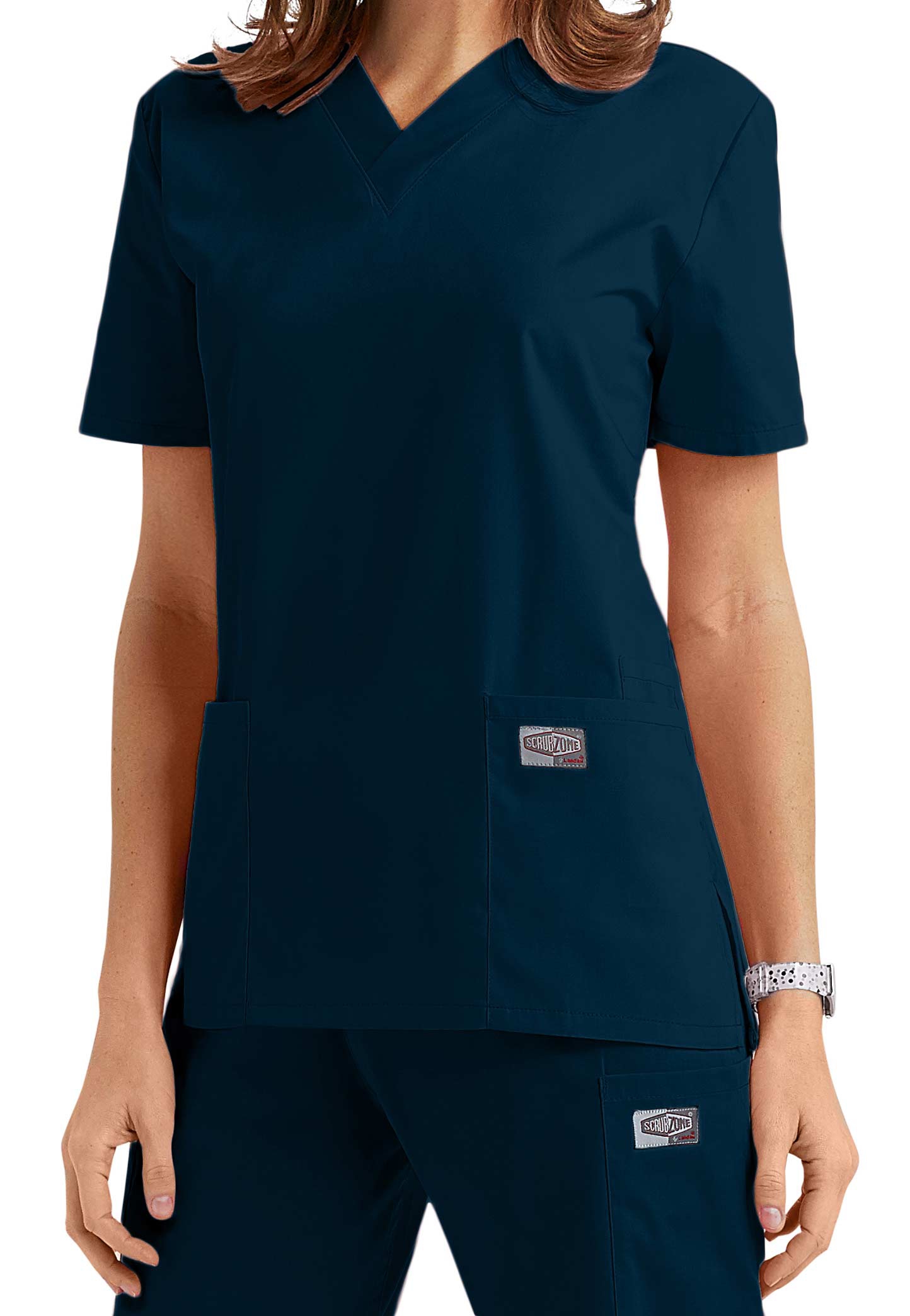 Scrubzone Classic V-Neck Scrub Top