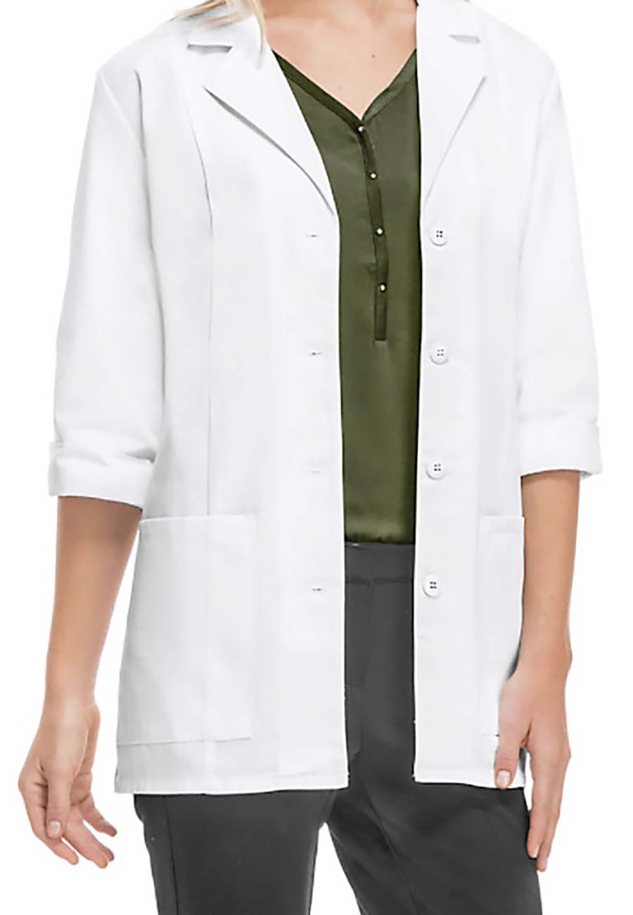 Cherokee 30 Inch 3/4 Sleeve Lab Coats With Certainty Plus