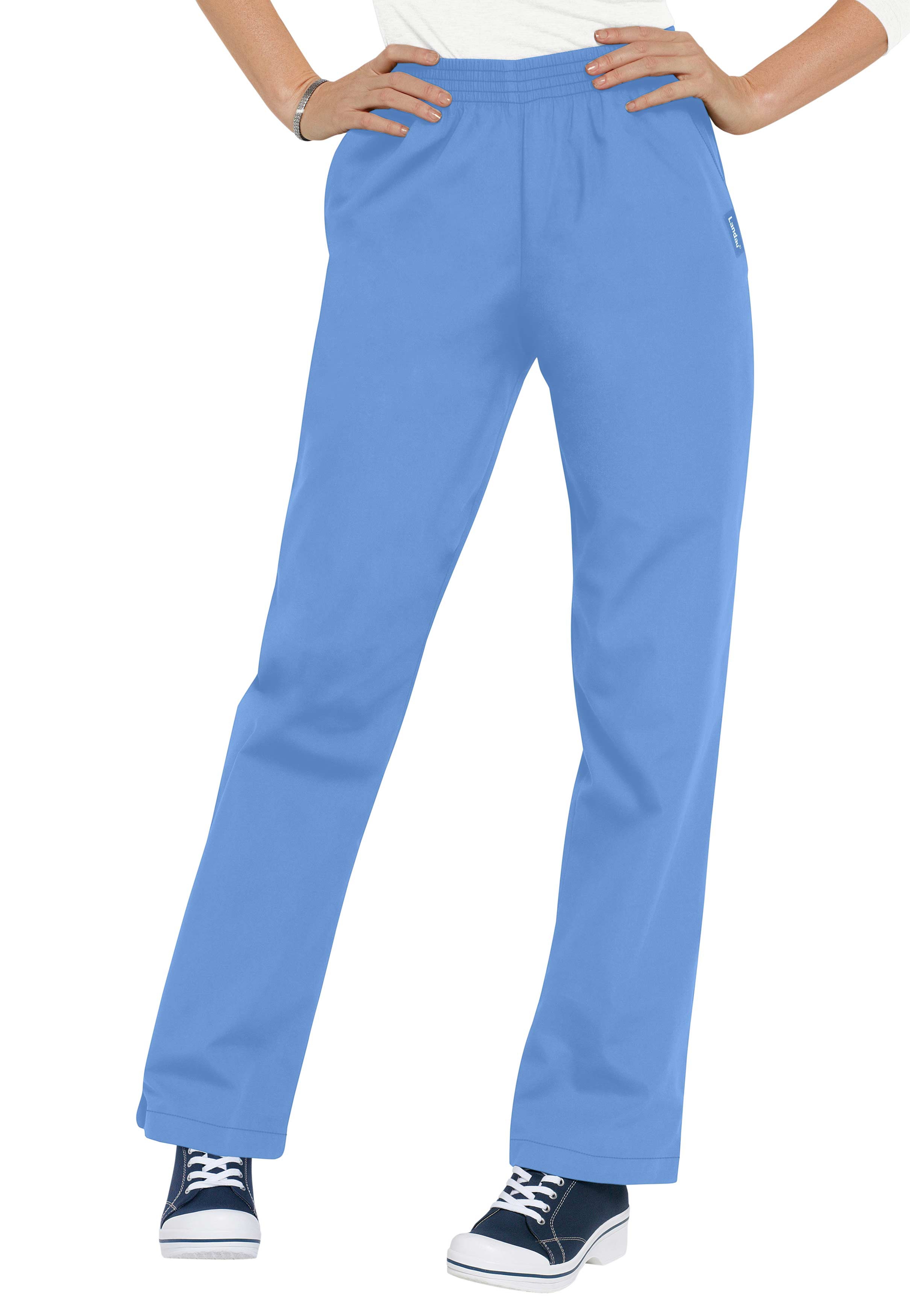 Landau Essentials Classic Relaxed Fit Scrub Pants