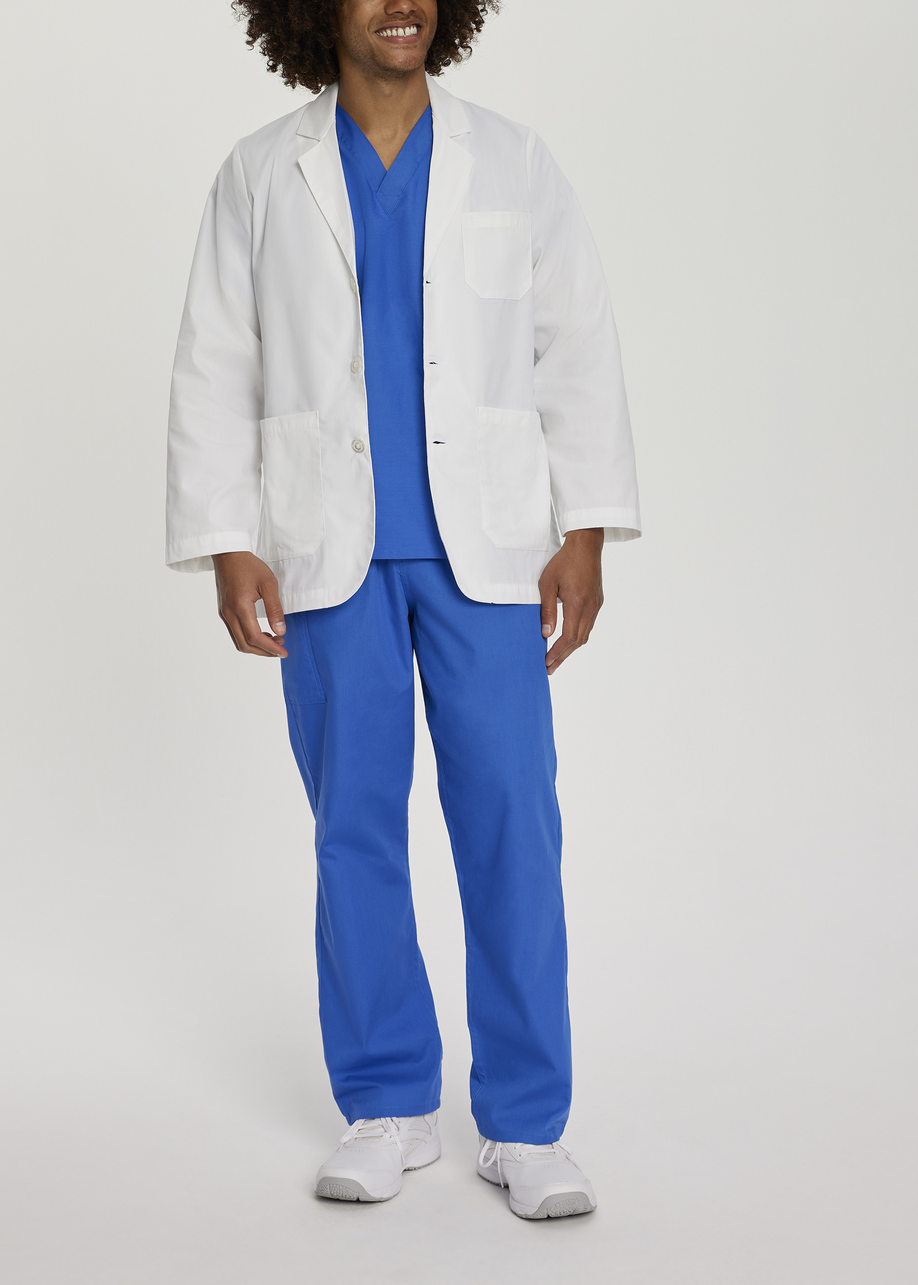 Landau Men's Consultation Length Lab Coats