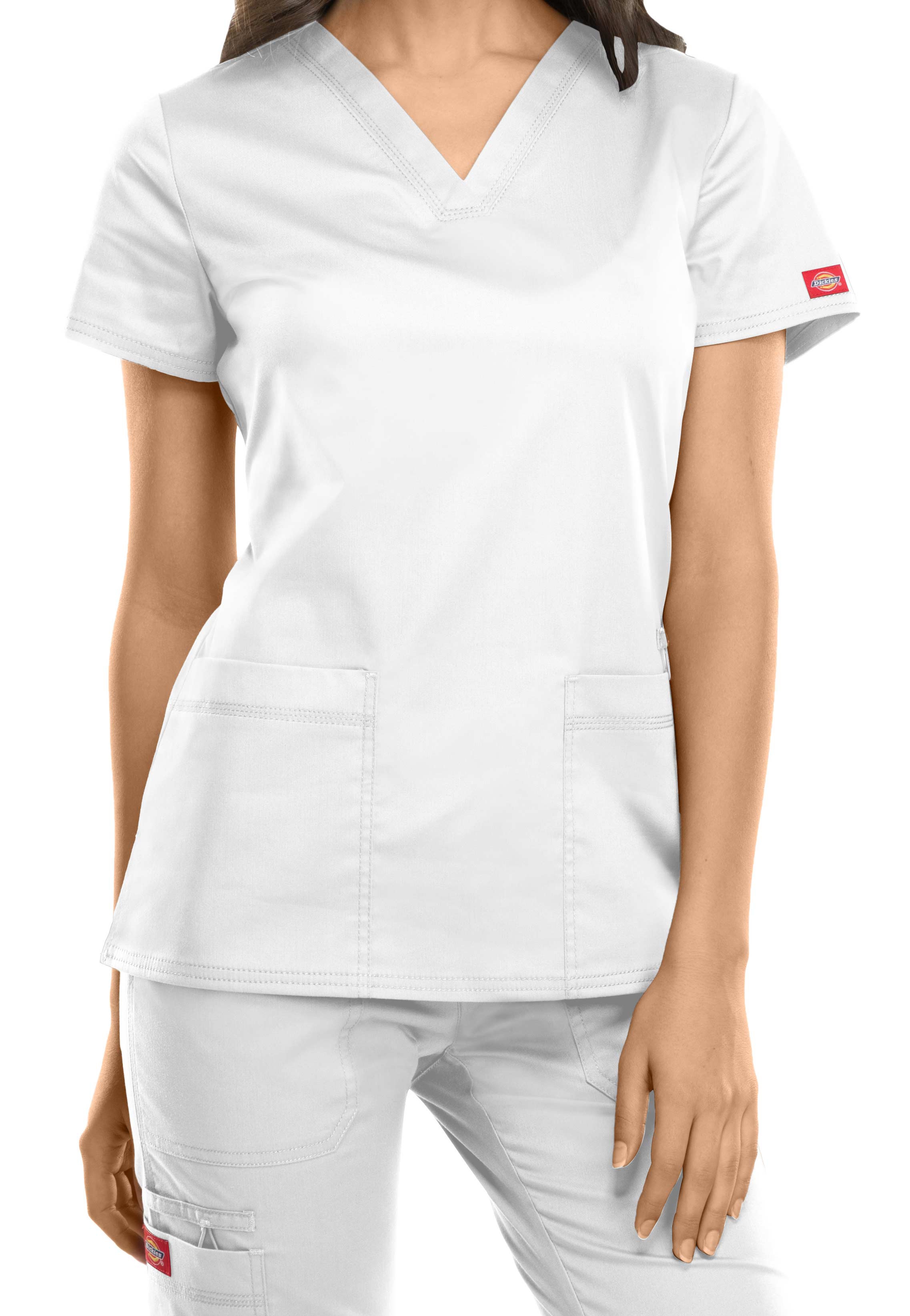 Dickies Gen Flex Youtility 2 Pocket V-Neck Scrub Top