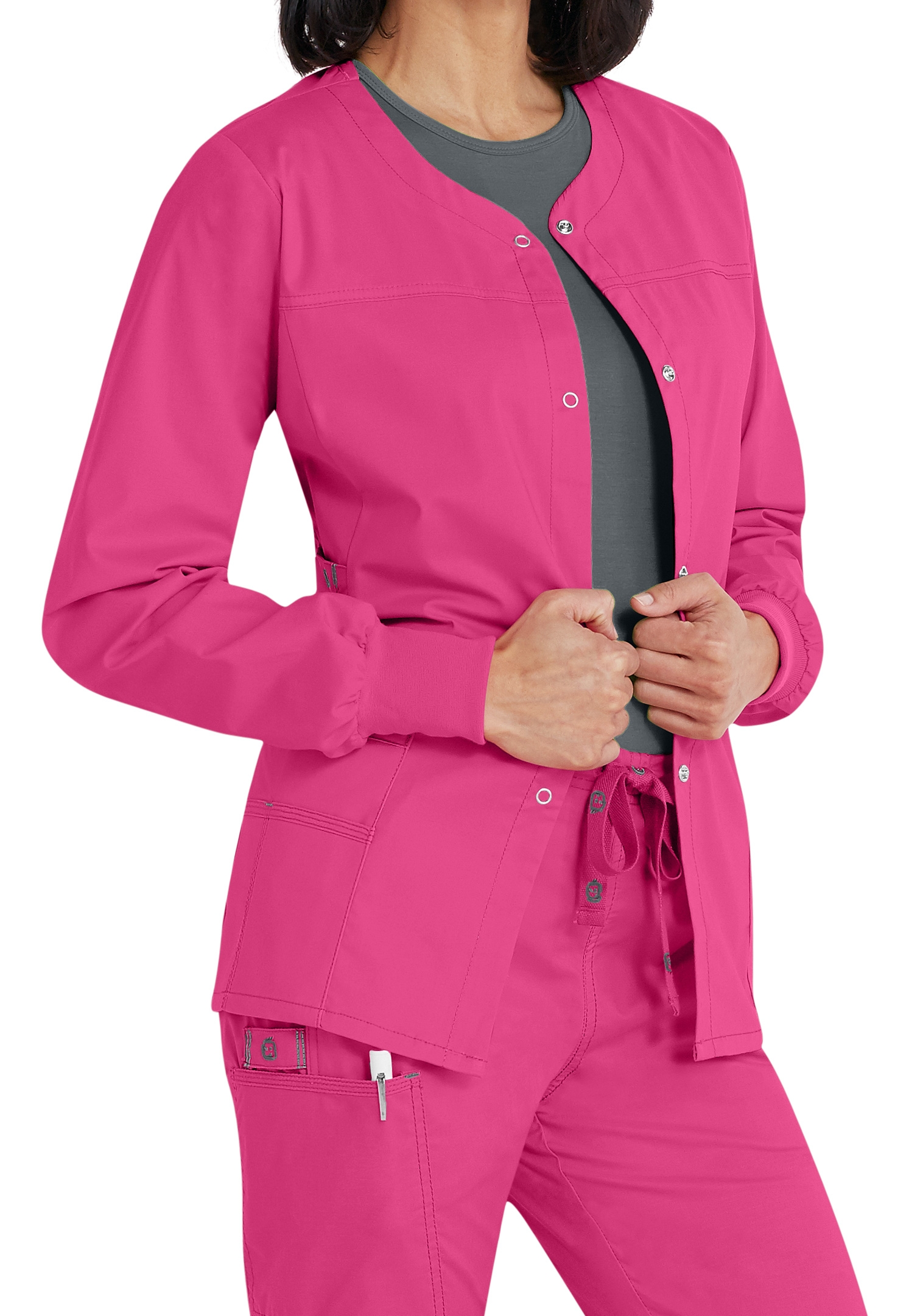 WonderFlex Constance Snap Front Scrub Jackets