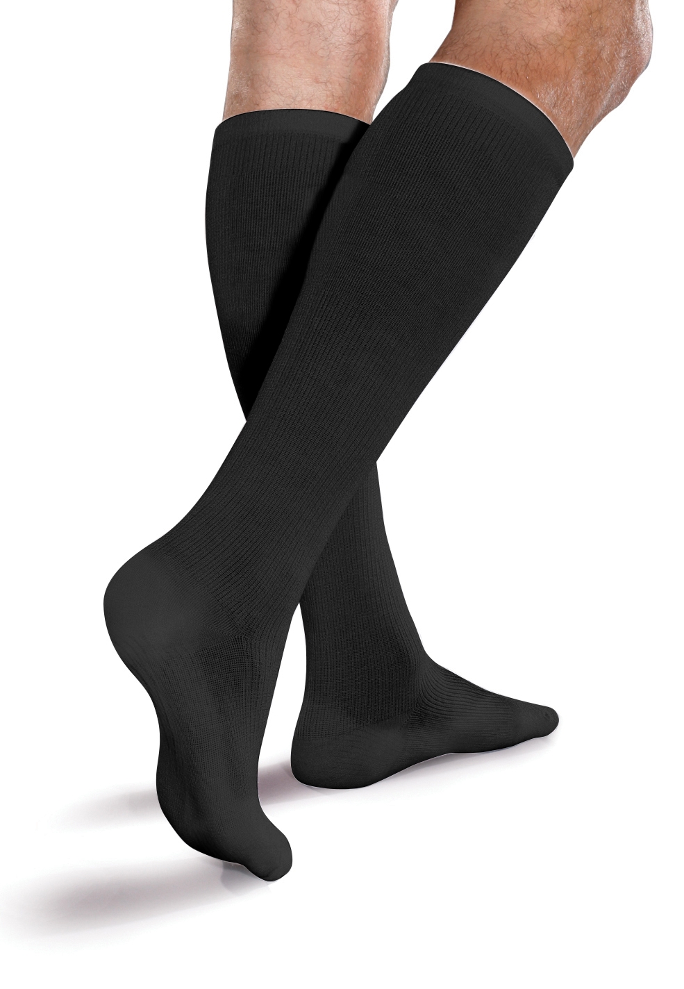 Therafirm Unisex Cushioned Core-Spun Compression Socks