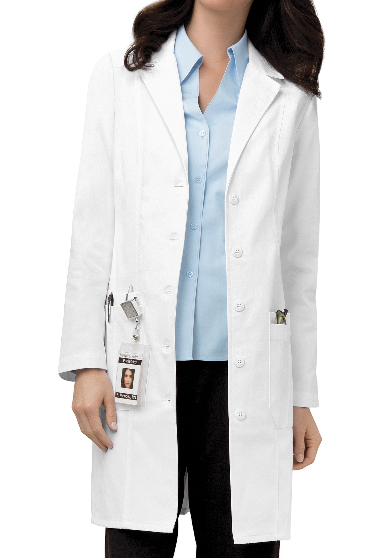 Cherokee Women's 36 Inch Notched Lapel Lab Coats