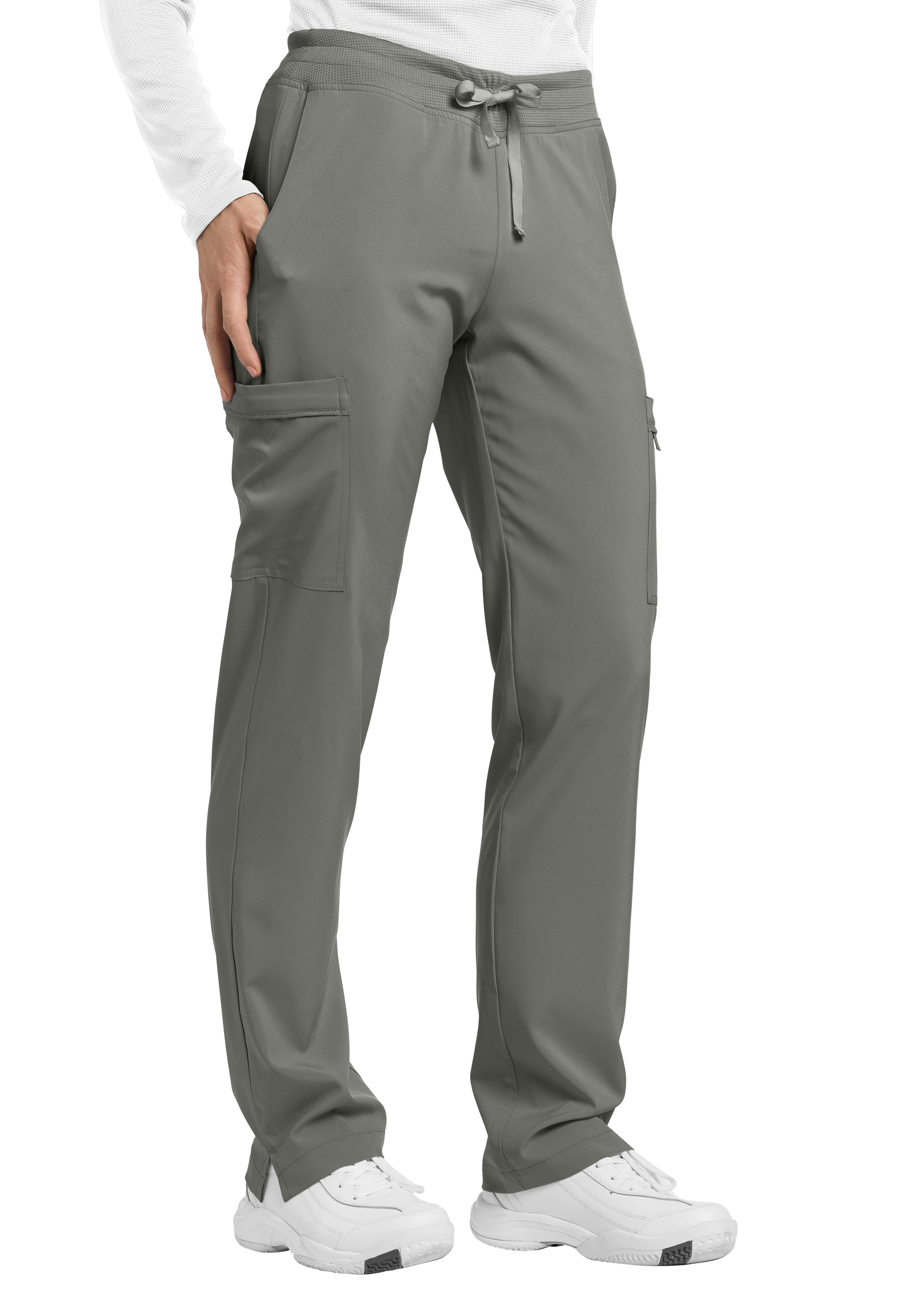 White Cross Fit Women's Cargo Pocket Scrub Pants