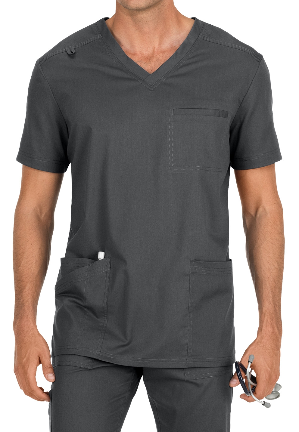 Koi Stretch Tyler Men's V-Neck Scrub Top