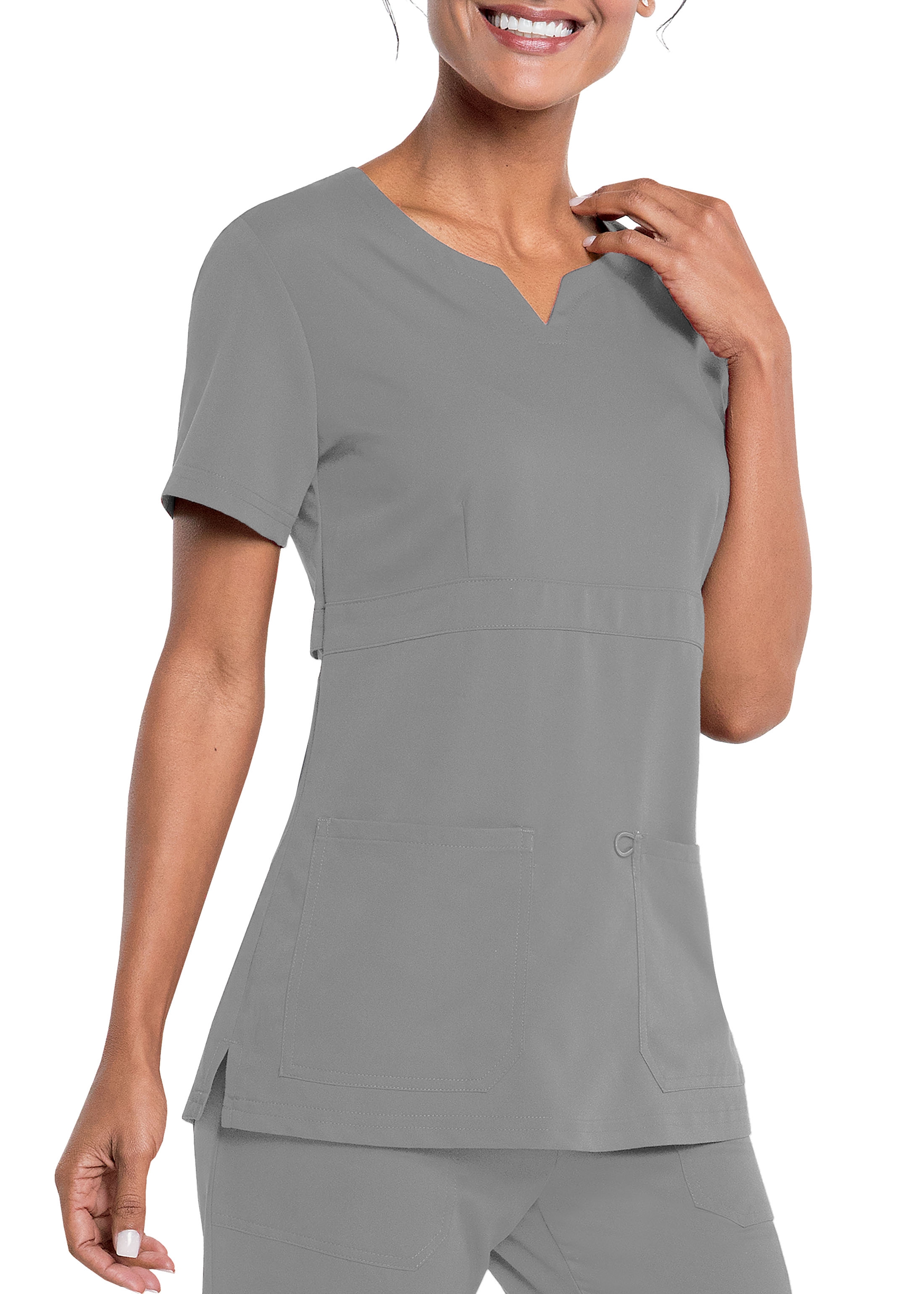 Urbane Ultimate Leah Empire Waist Notch Neck Scrub Top