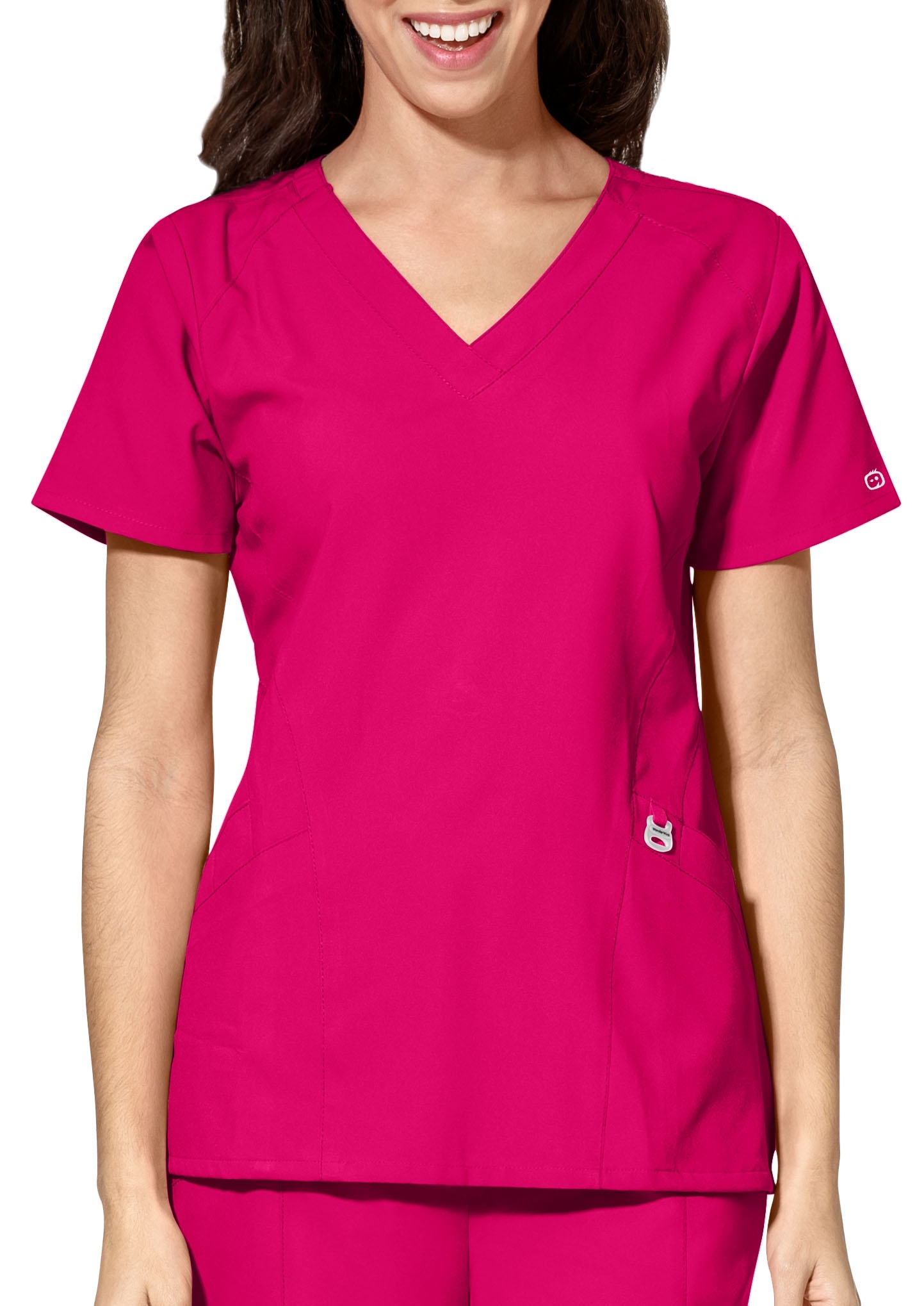 WonderWink W123 Women's Stylized V-Neck Scrub Top