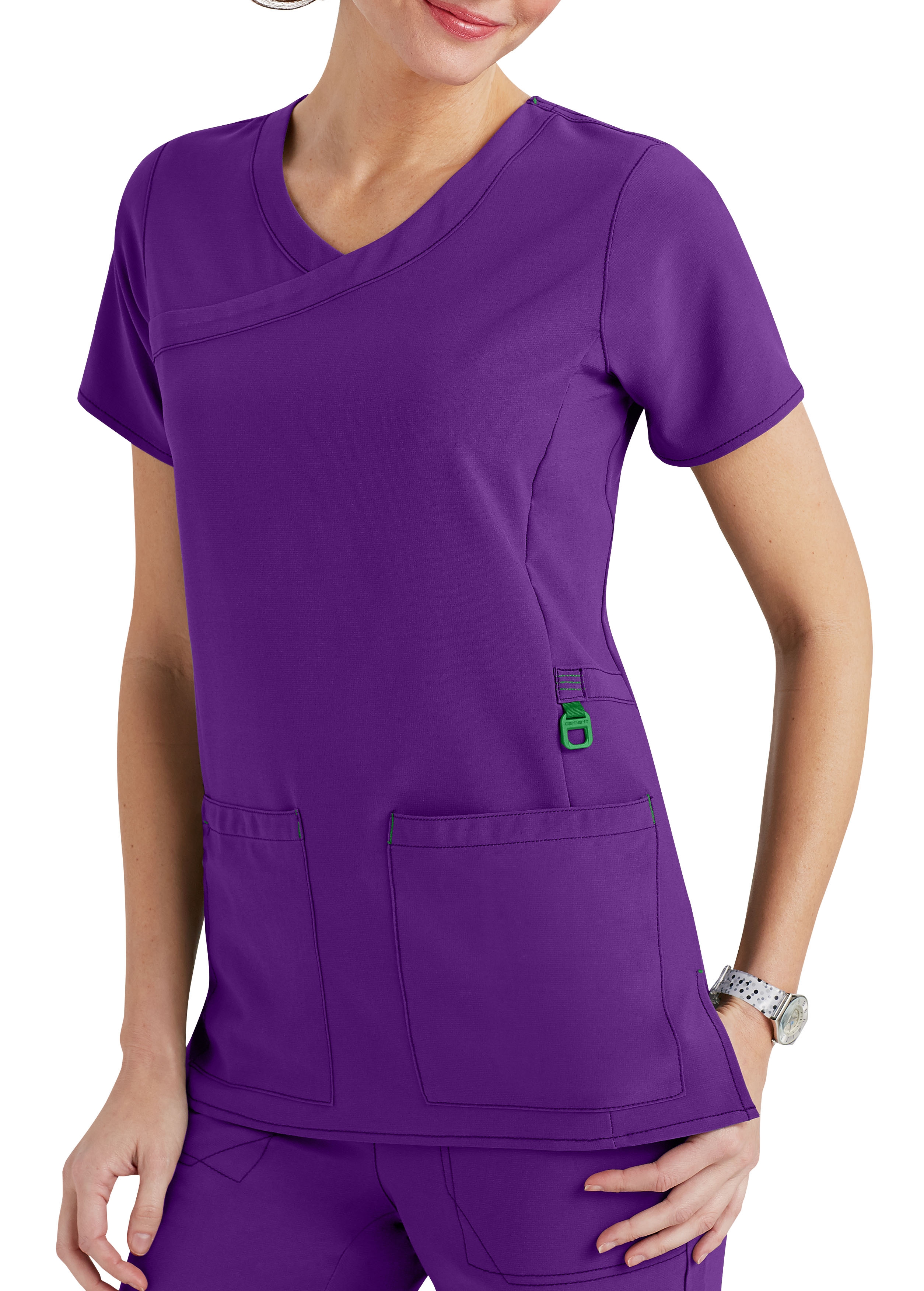 Carhartt Cross-Flex Y-Neck Scrub Top