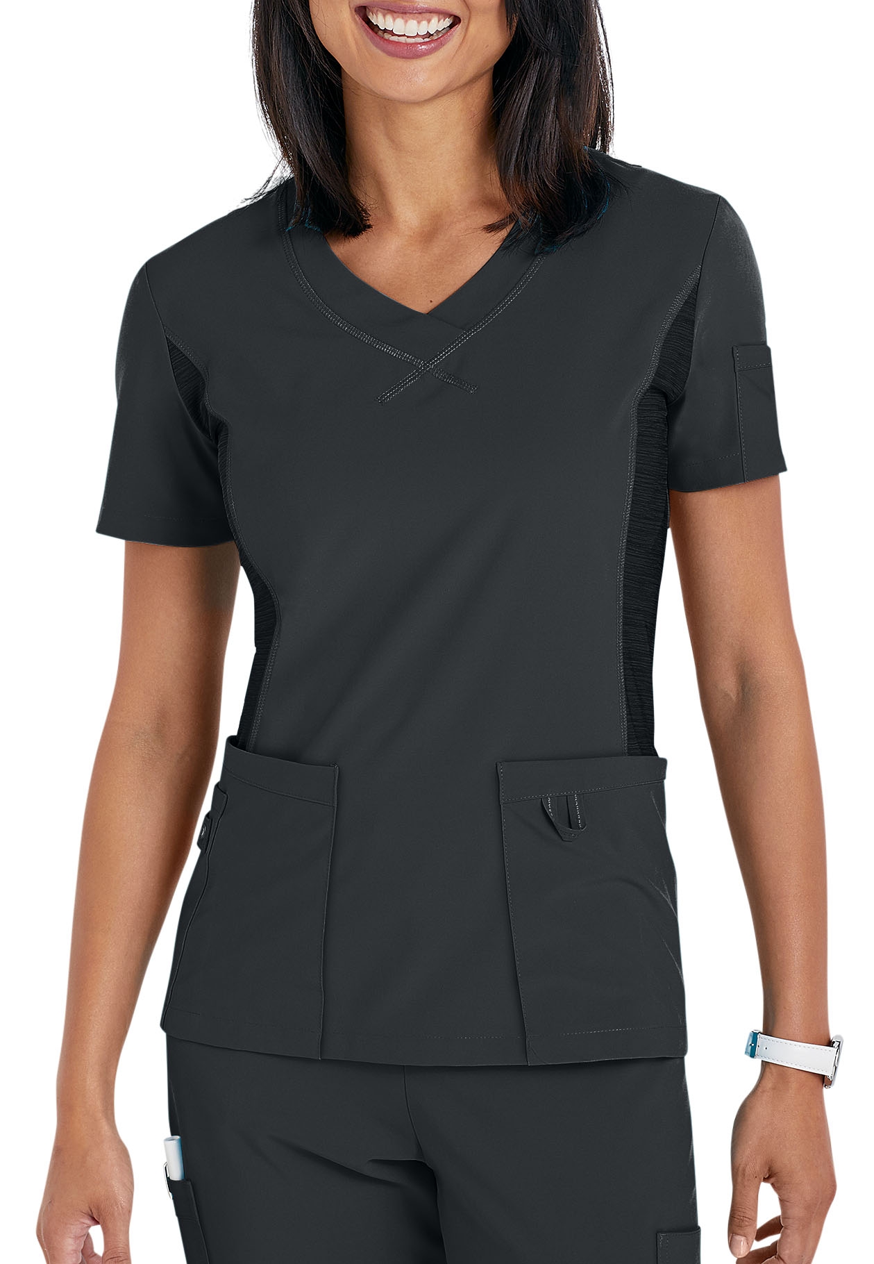 Urbane Performance Quick Cool V-Neck Scrub Top