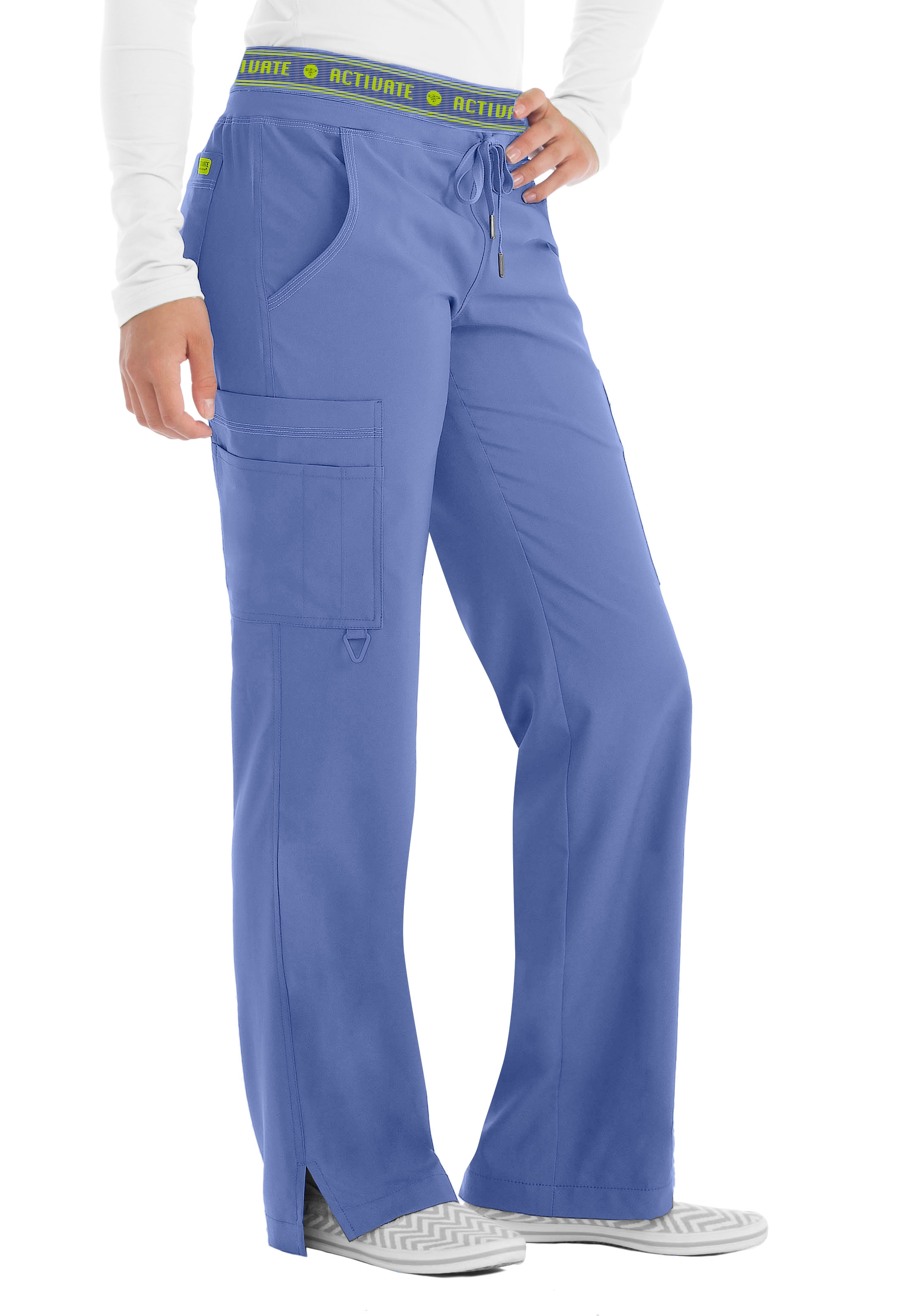 Med Couture Activate Flow Logo Waist Scrub Pants