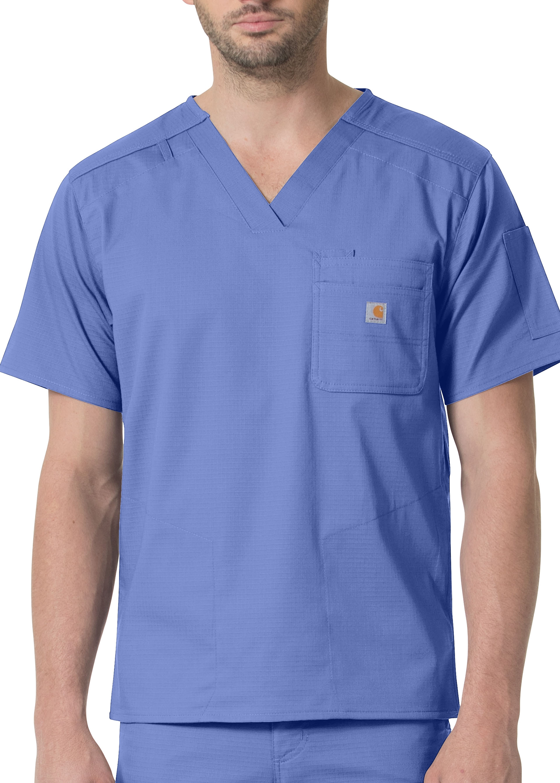 Carhartt Ripstop Rugged Flex Men's Slim Fit 6 Pocket Scrub Top