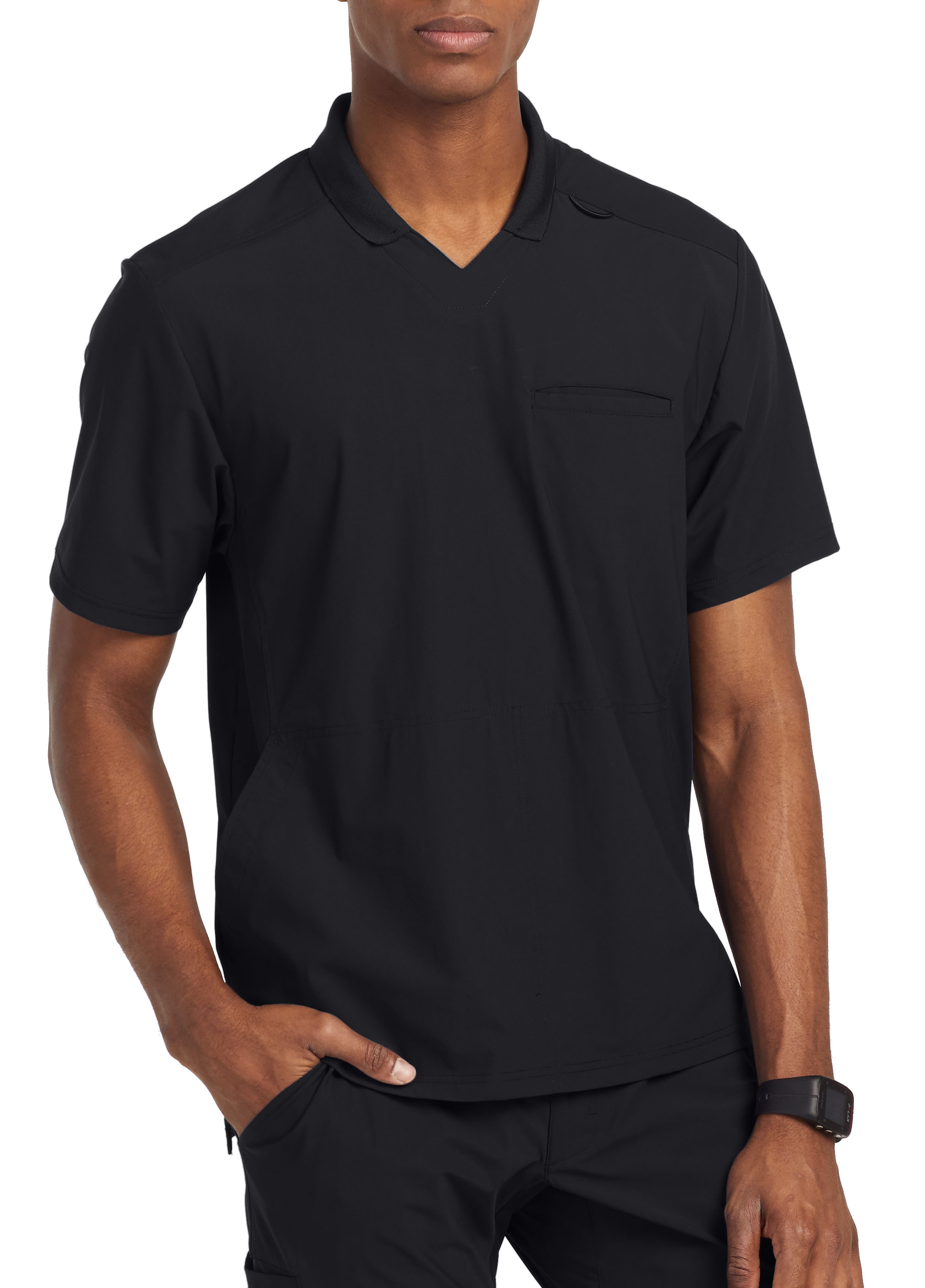 Grey's Anatomy Edge Men's Evolution 3 Pocket Polo Scrub Top