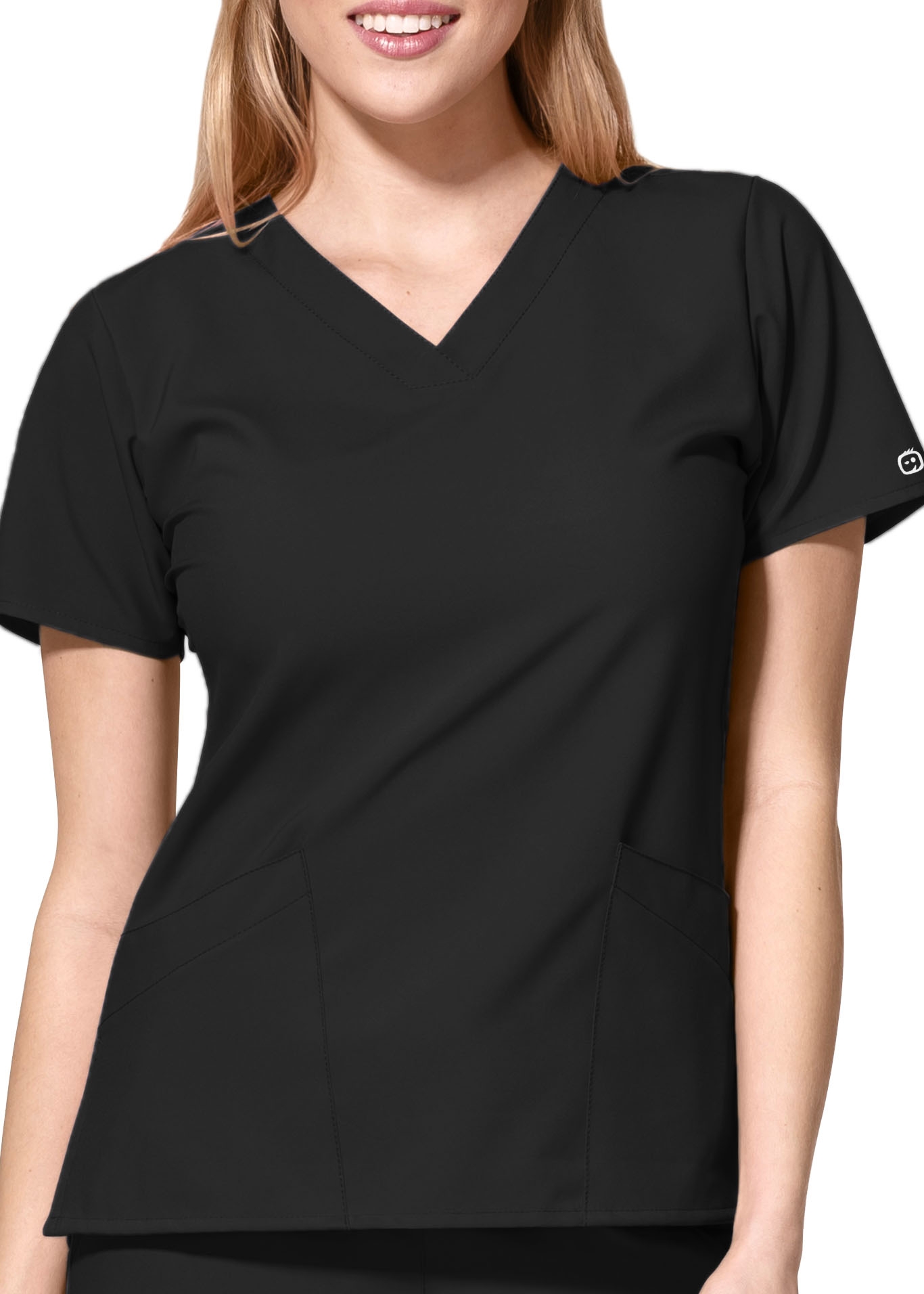 WonderWink W123 Women's Basic V-Neck Scrub Top