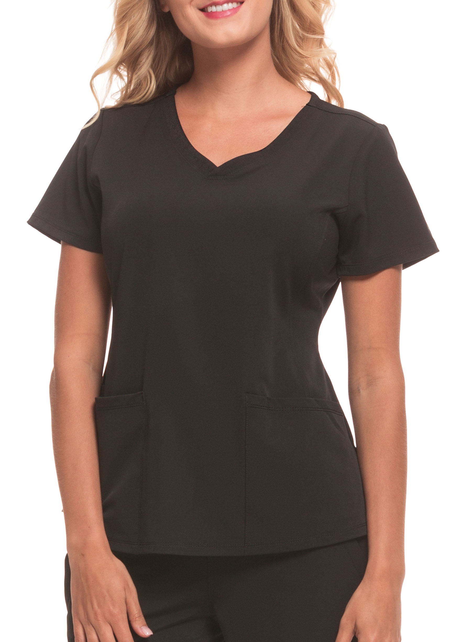 Healing Hands HH Works Monica 4 Pocket V-Neck Scrub Top