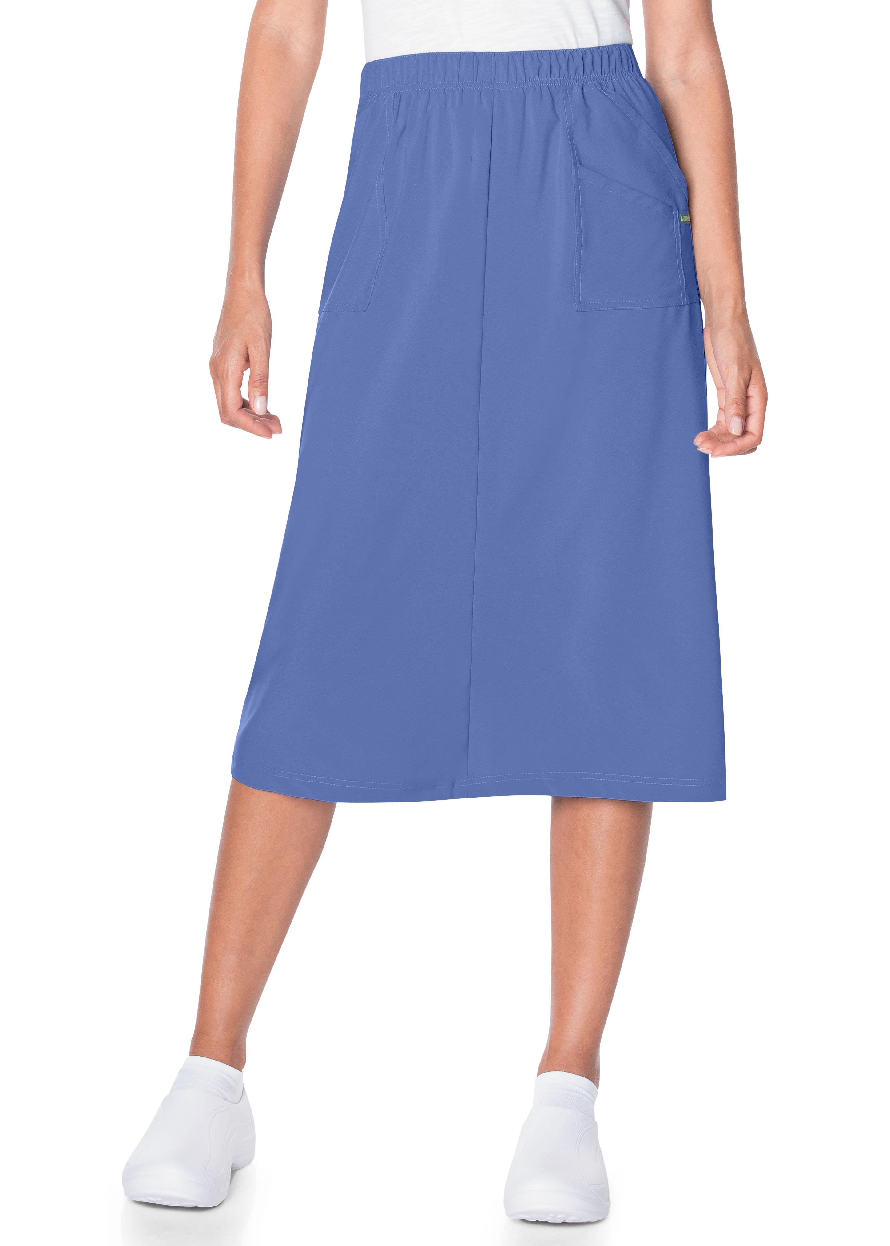 Landau Proflex Midi Length Scrub Skirt