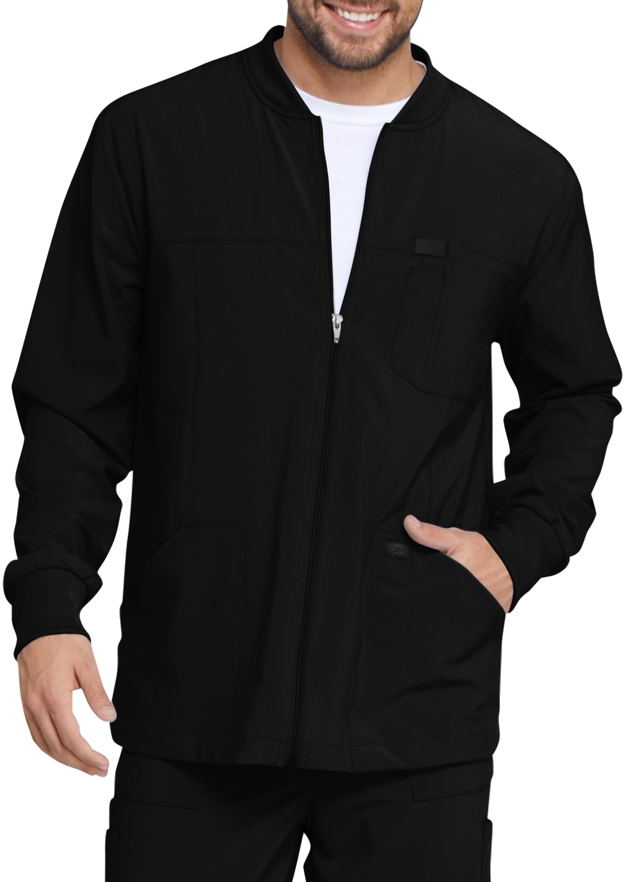 Dickies EDS Essentials Men's Full Zip Front Scrub Jackets