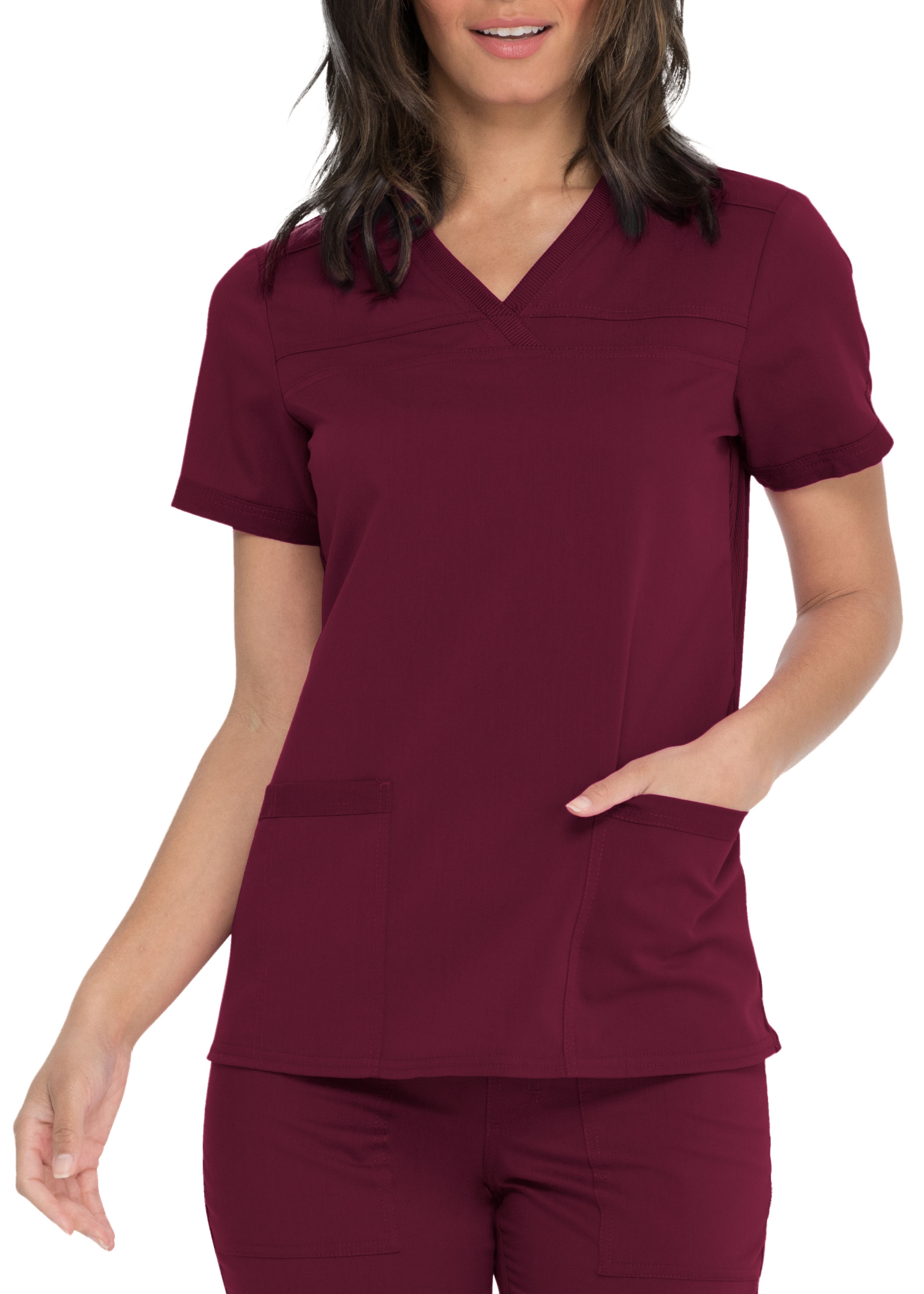 Dickies Balance 2 Pocket V-Neck Scrub Top