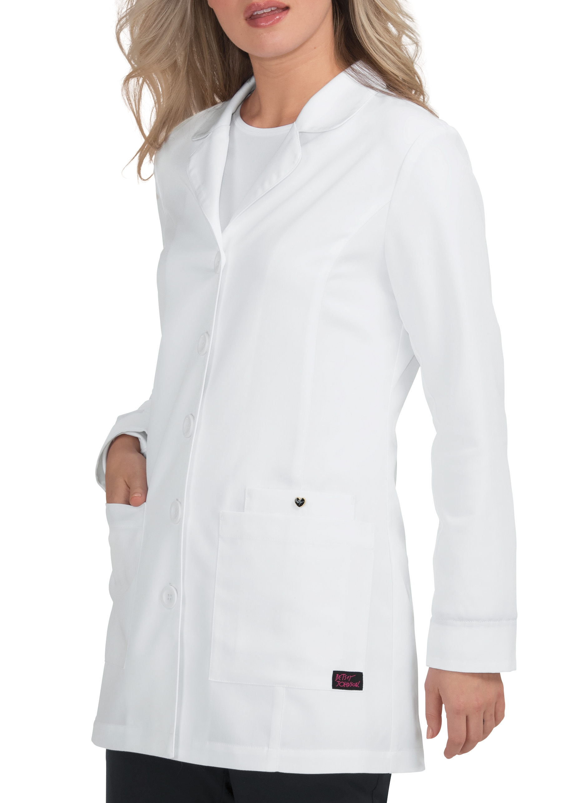 Betsey Johnson Marigold 3 Pocket Lab Coat