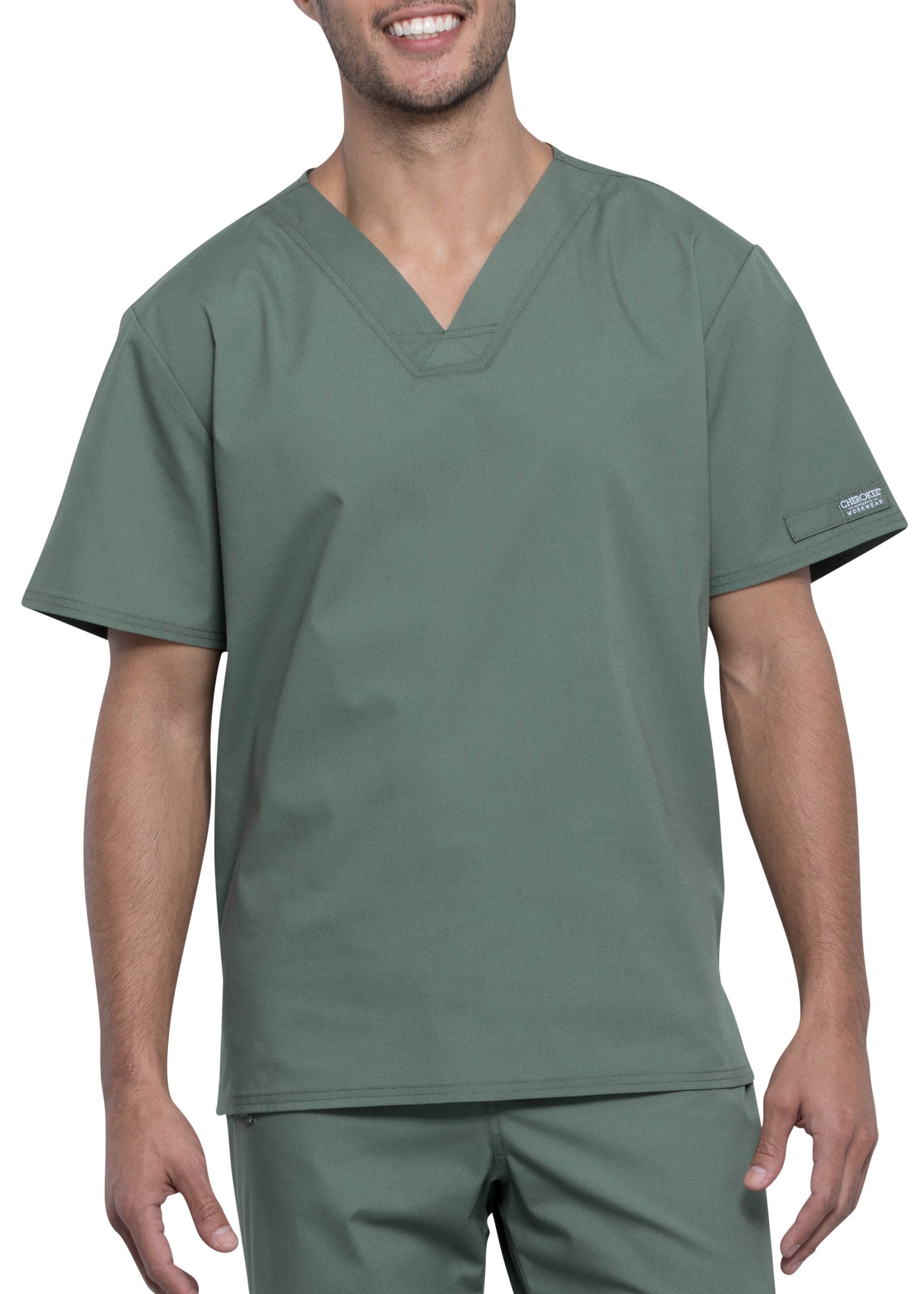 Cherokee Workwear Professionals Pocketless Unisex Scrub Top