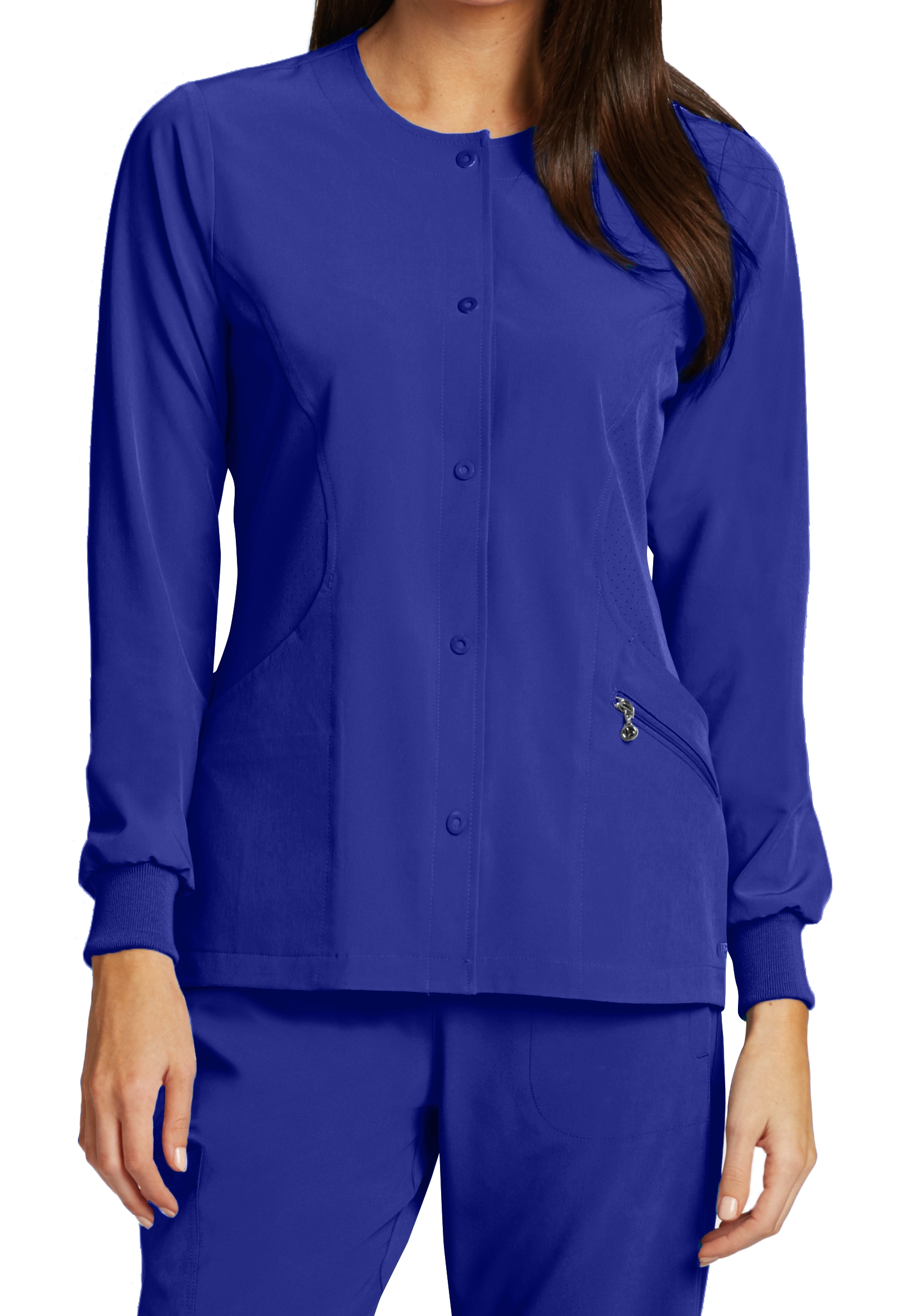 Barco One 4 Pocket Jewel Neck Warm Up Jackets