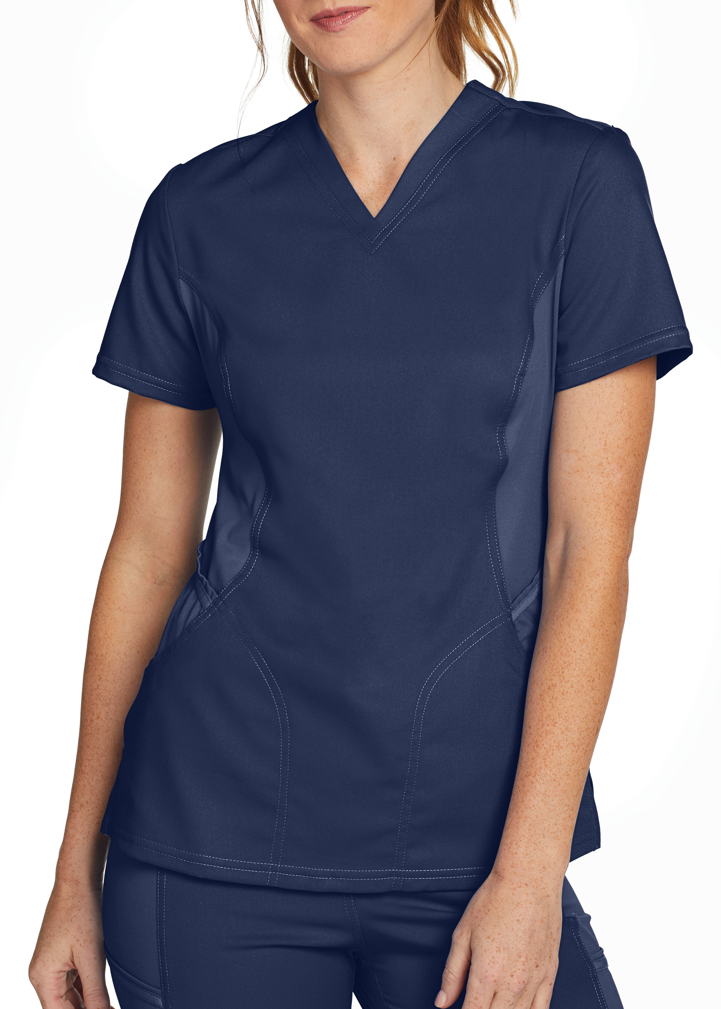 Urbane Ultimate Curved V-Neck Scrub Top with Align Technology