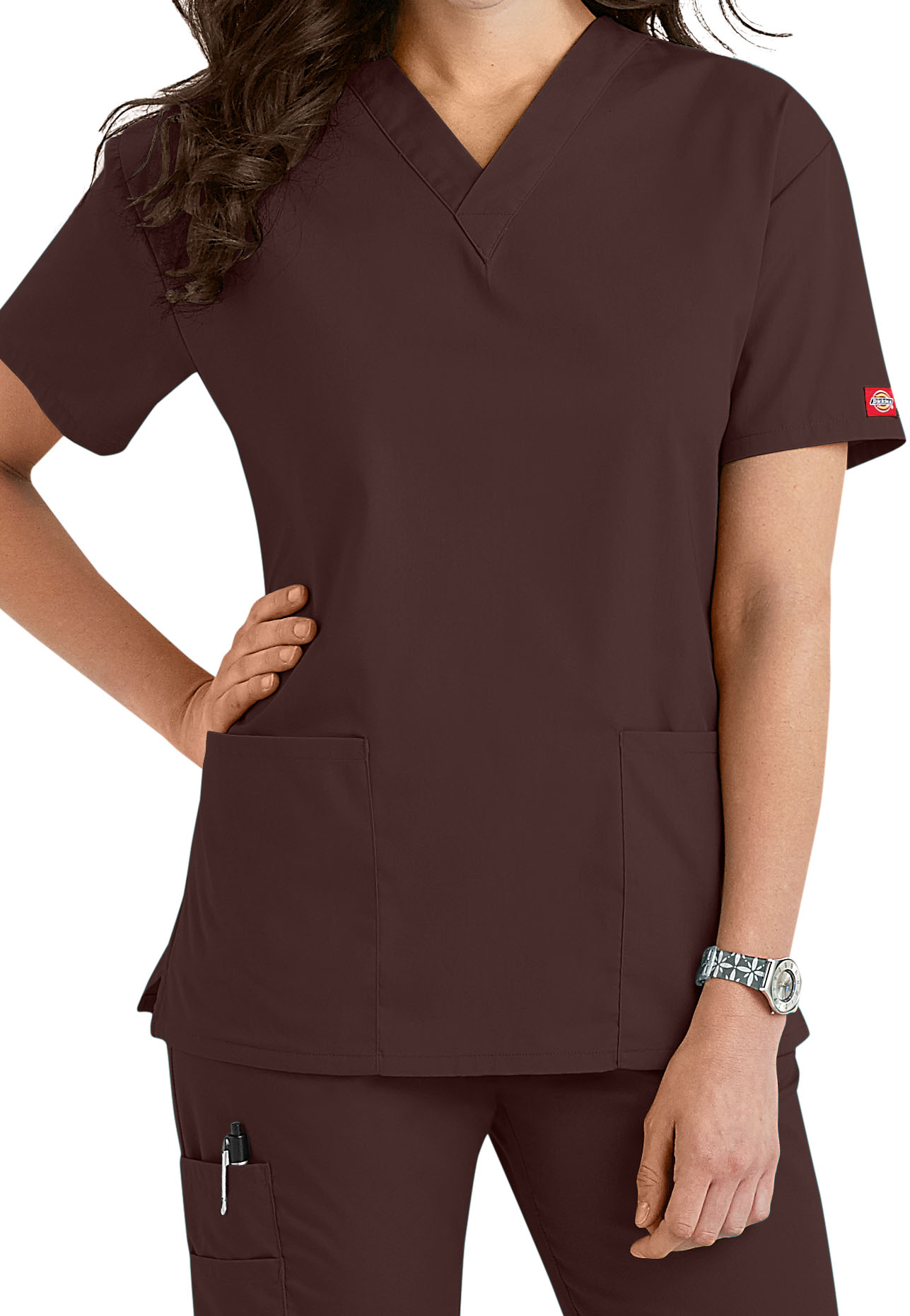 Dickies EDS Signature V-Neck Scrub Top