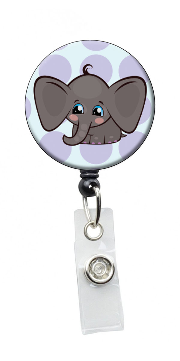 Initial This Animal Retractable Badge Holders - several designs to choose from